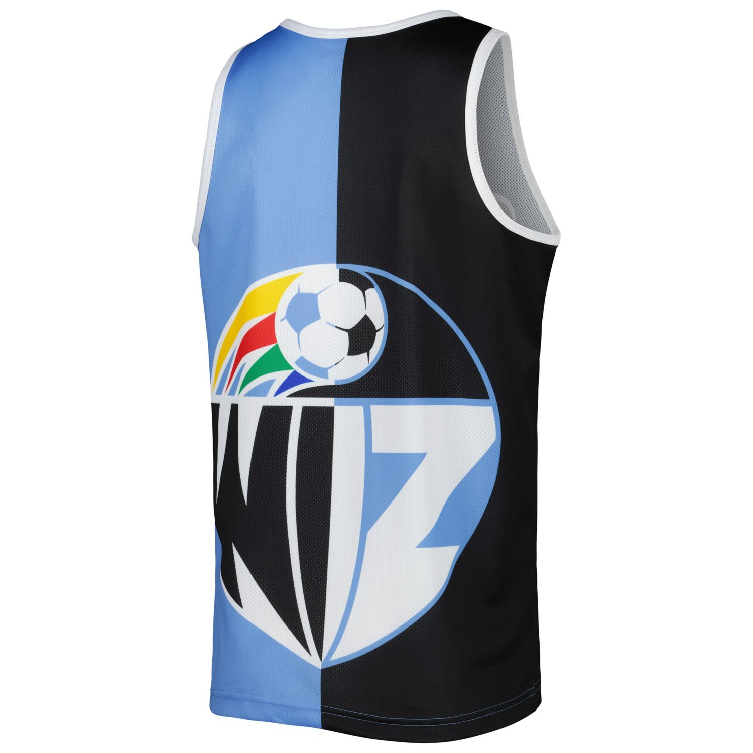 Mitchell  Ness Sky Blue Sporting Kansas City Sublimated Split Logo Tank Top - view number 3