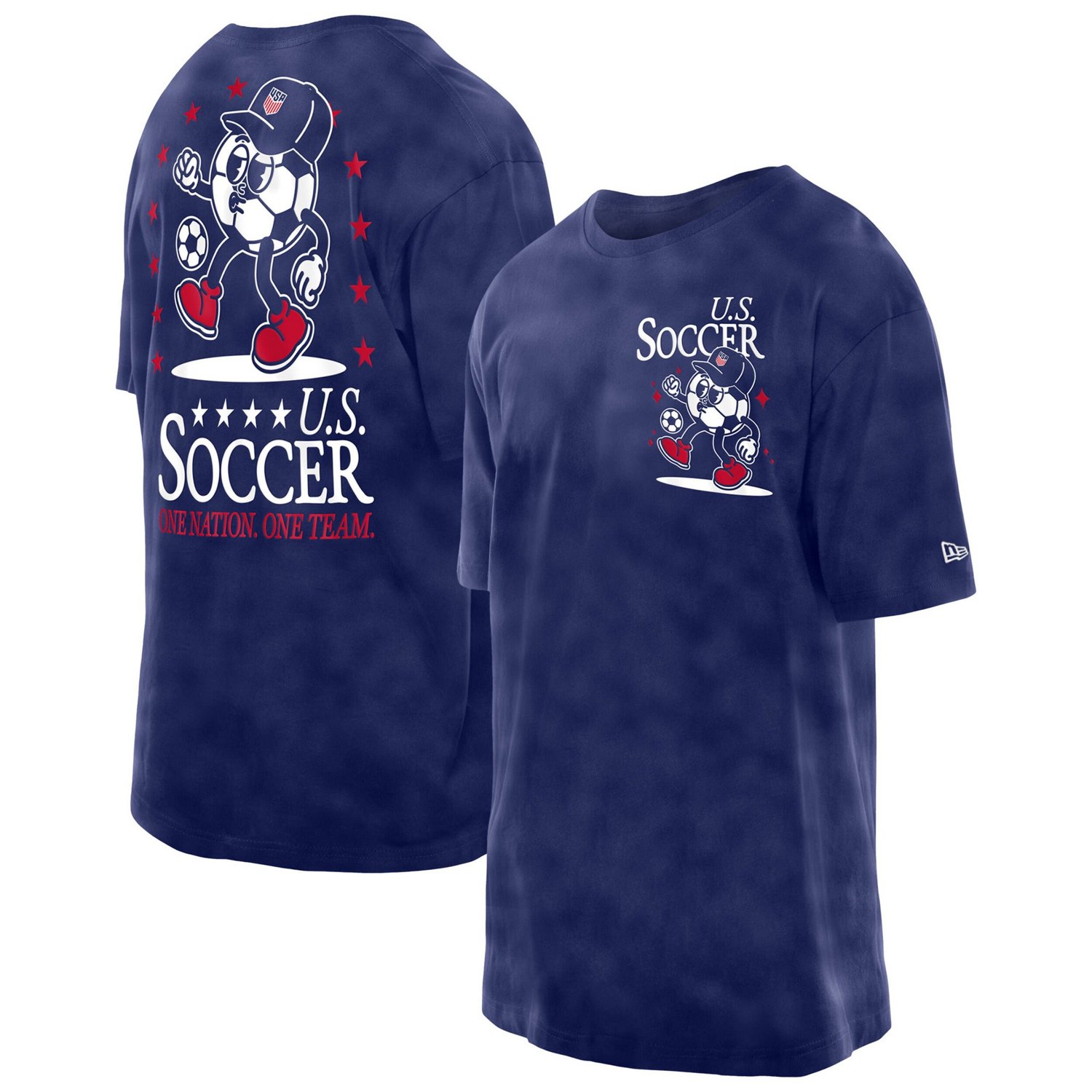 New Era USMNT Old School Sport Mineral Wash T-Shirt