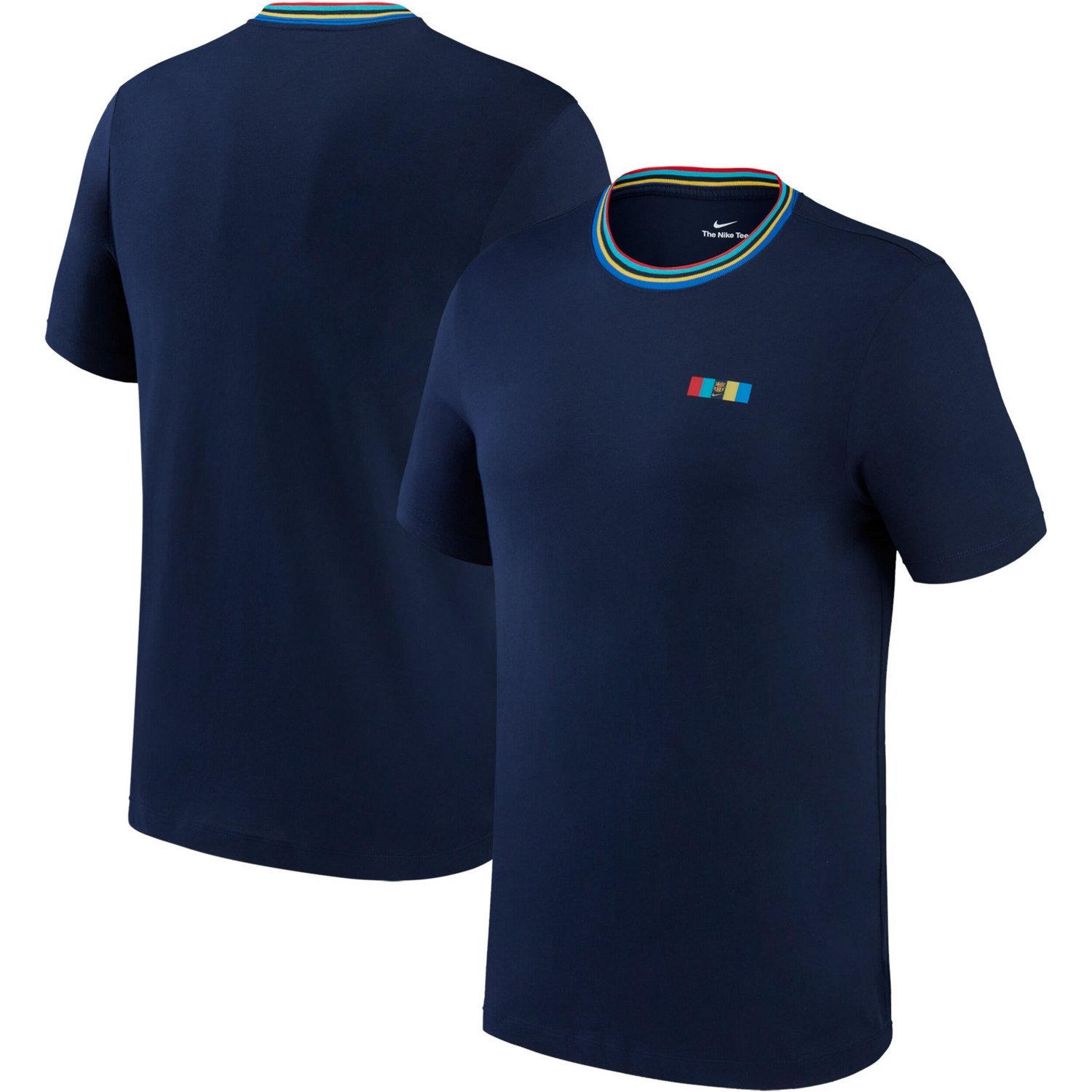 FC Barcelona Nike シャツ ネイビー Nike Adult FC Barcelona Navy Logo T-Shirt | Dick's Sporting