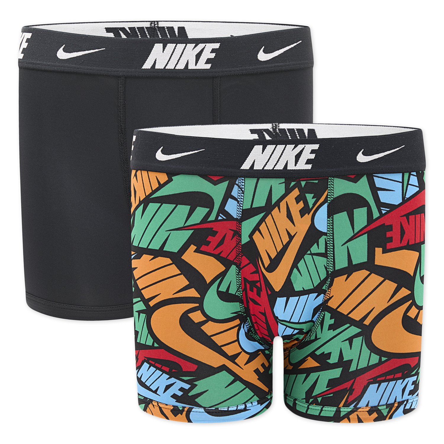 Nike Boys' Printed Boxer Briefs 2-Pack