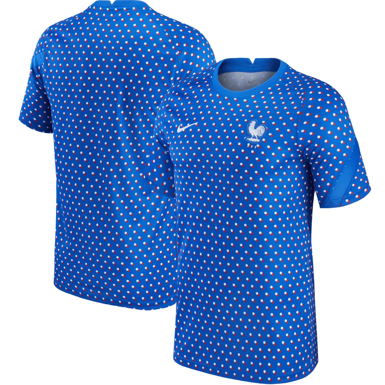 Nike France Wo National Team 2021 22 Pre-Match Top