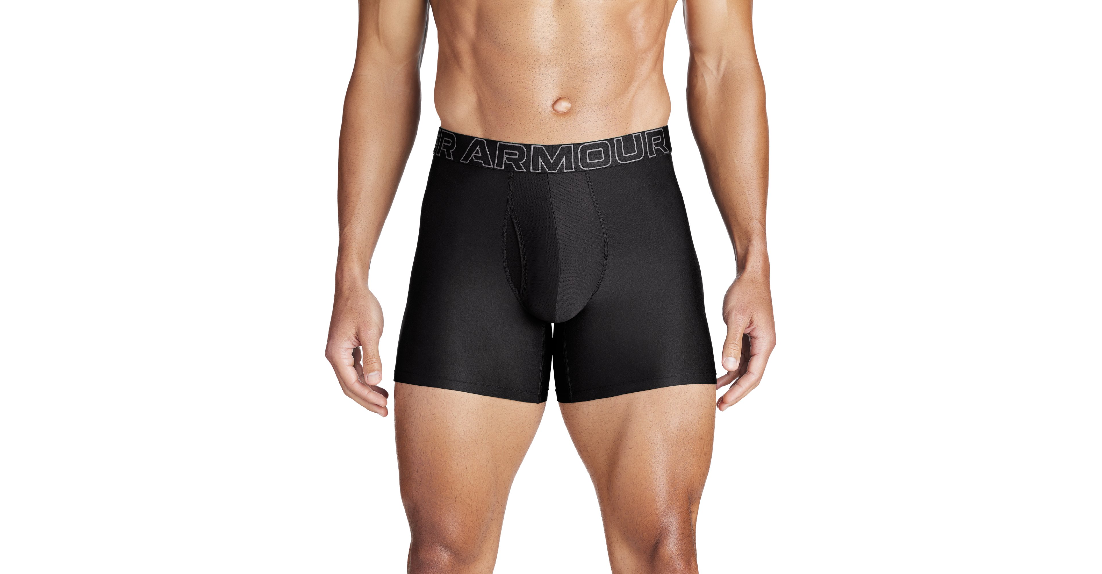 Under Armour Men’s Performance Tech 6 Boxer Briefs 3-Pack