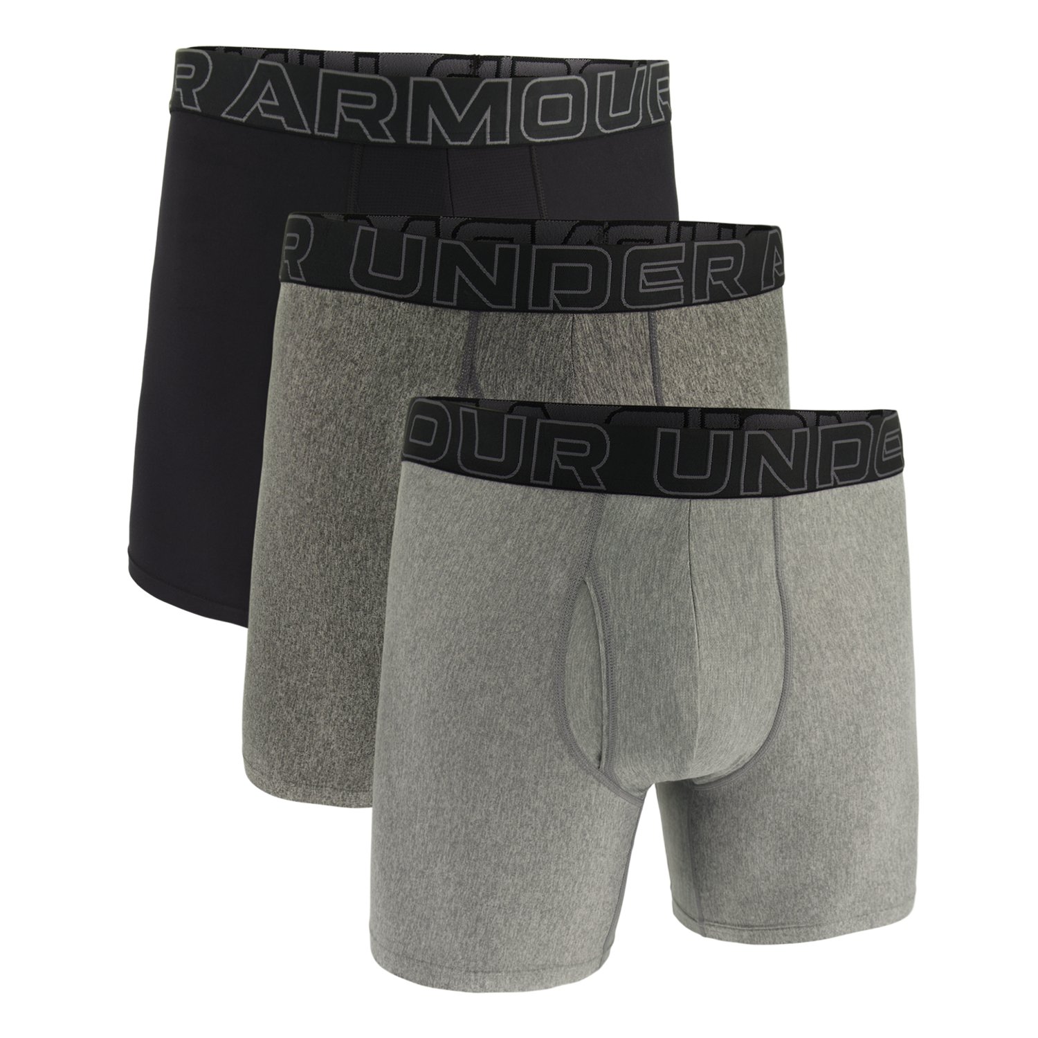 Under Armour Men’s Performance Tech 6 in Boxer Briefs 3-Pack - view number 3