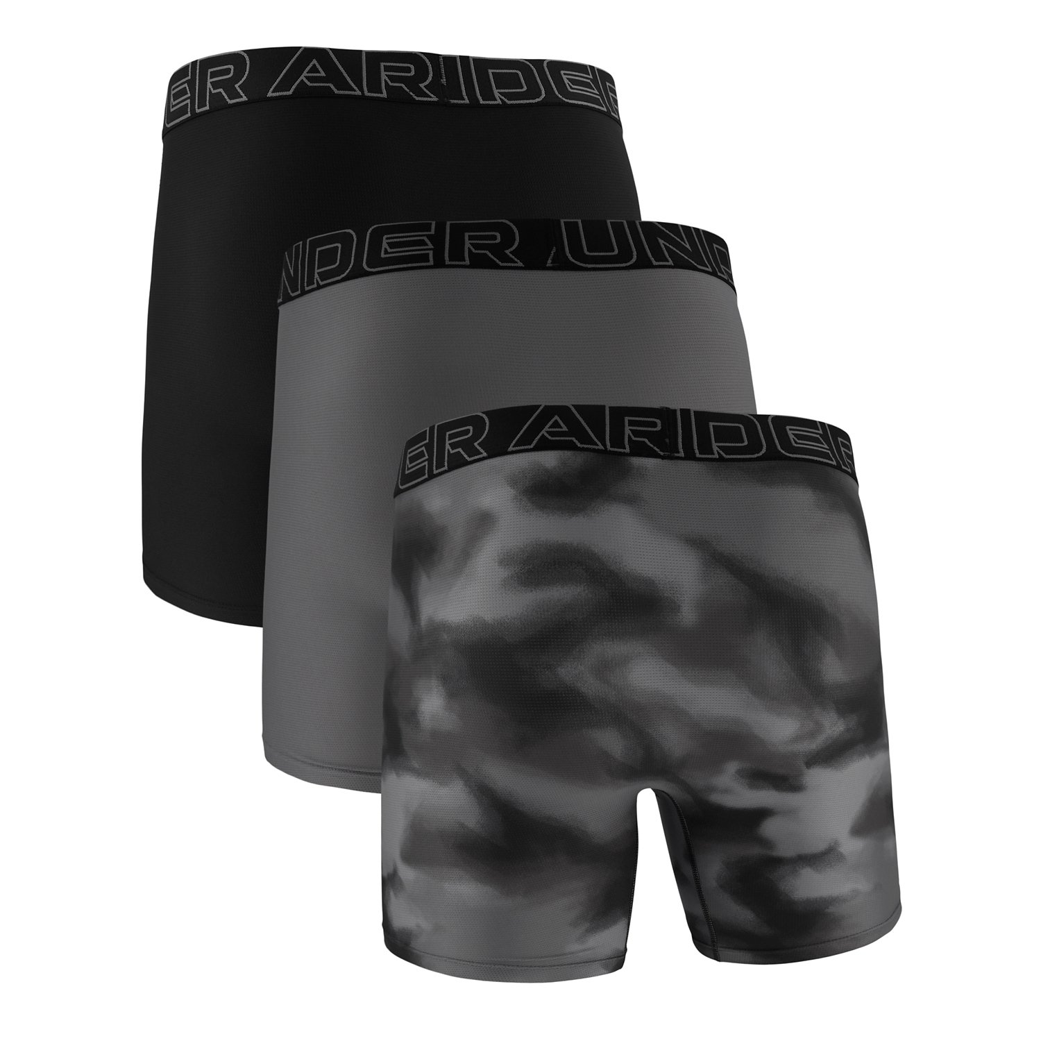 Under Armour Men's Performance Tech Mesh Novelty Underwear 6 in - 3 Pack - view number 4