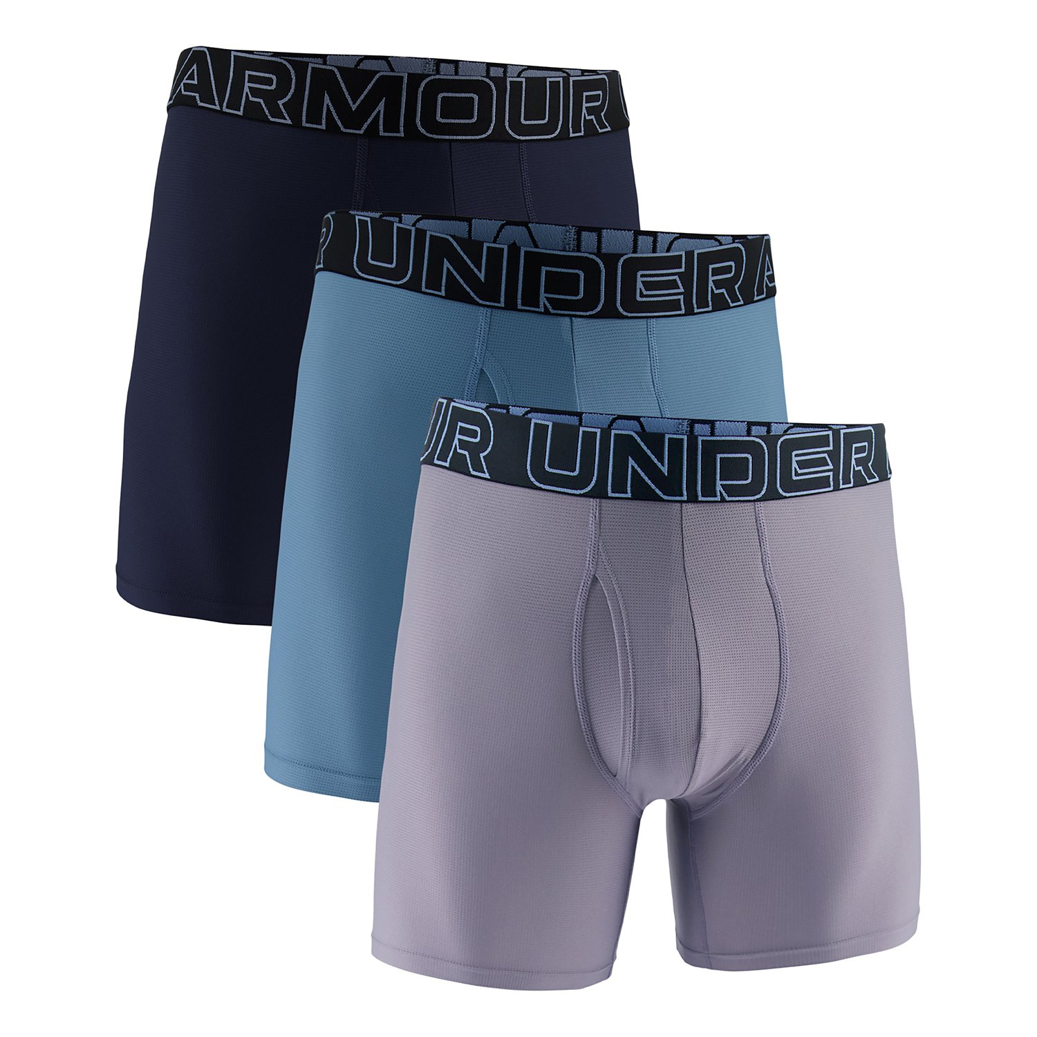 Under Armour Men's Performance Tech Mesh Underwear 6 in - 3 Pack - view number 4