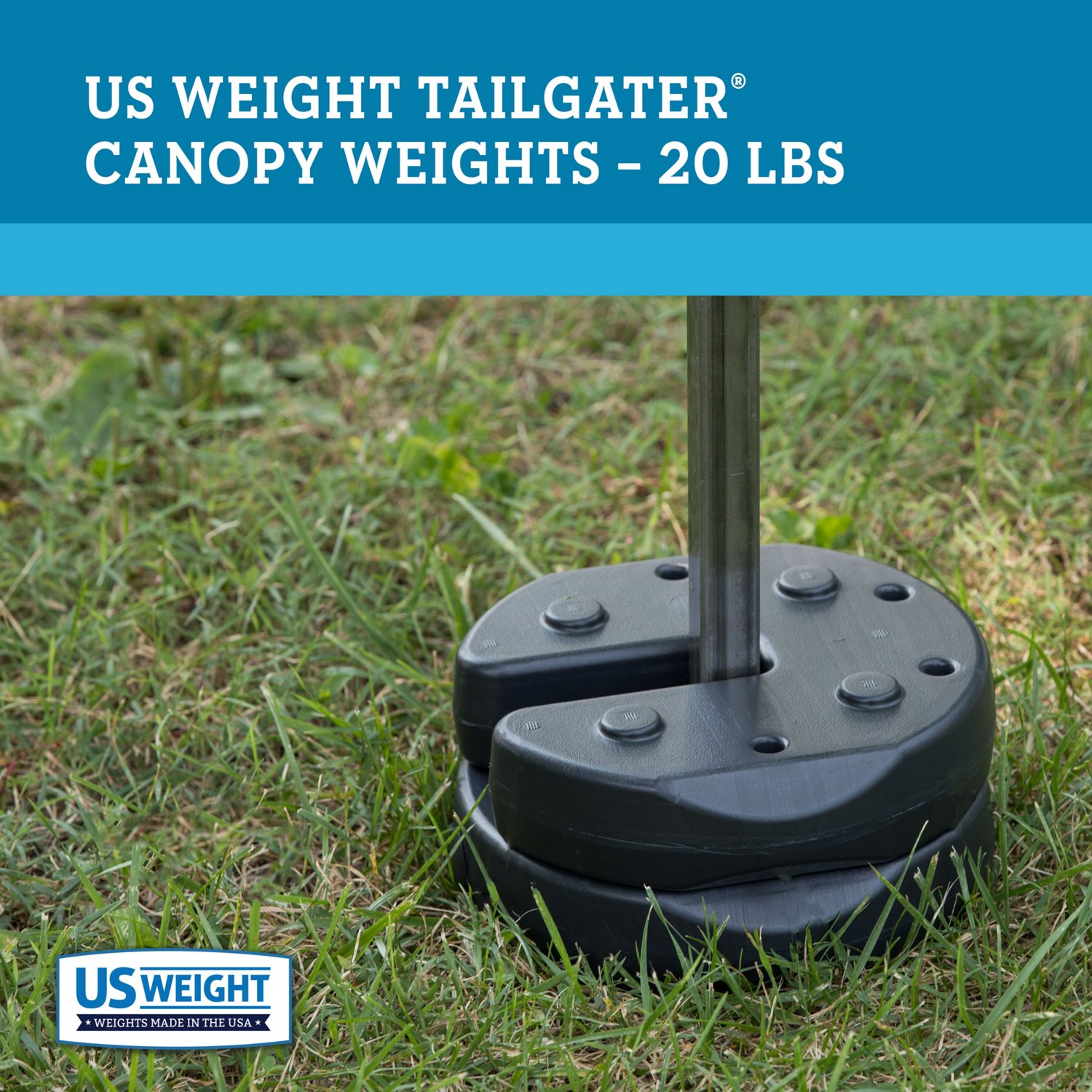 US Weight 20 lb Tailgater Canopy Weights                                                                                         - view number 2