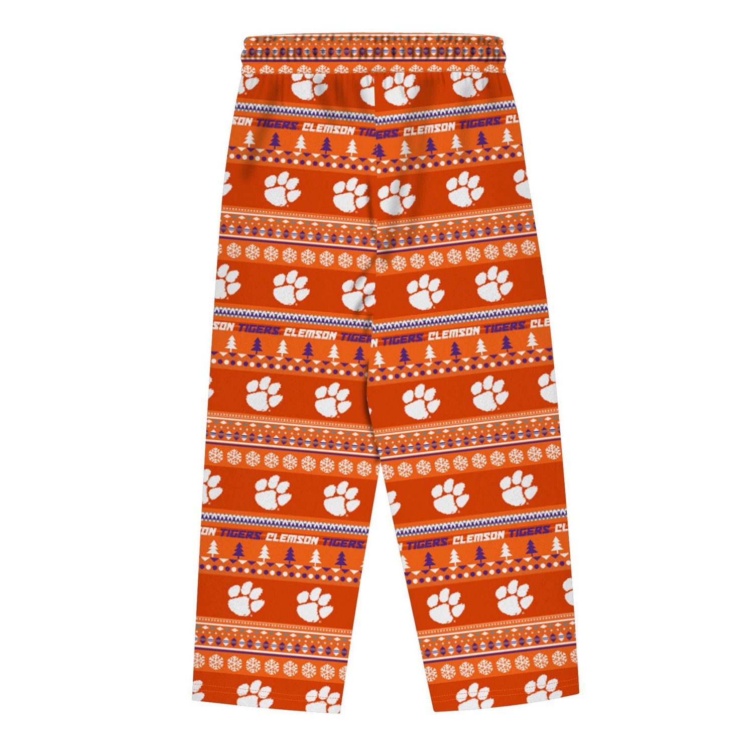 Preschool Outerstuff Clemson Tigers Ugly Sweater Pajama Set - view number 4