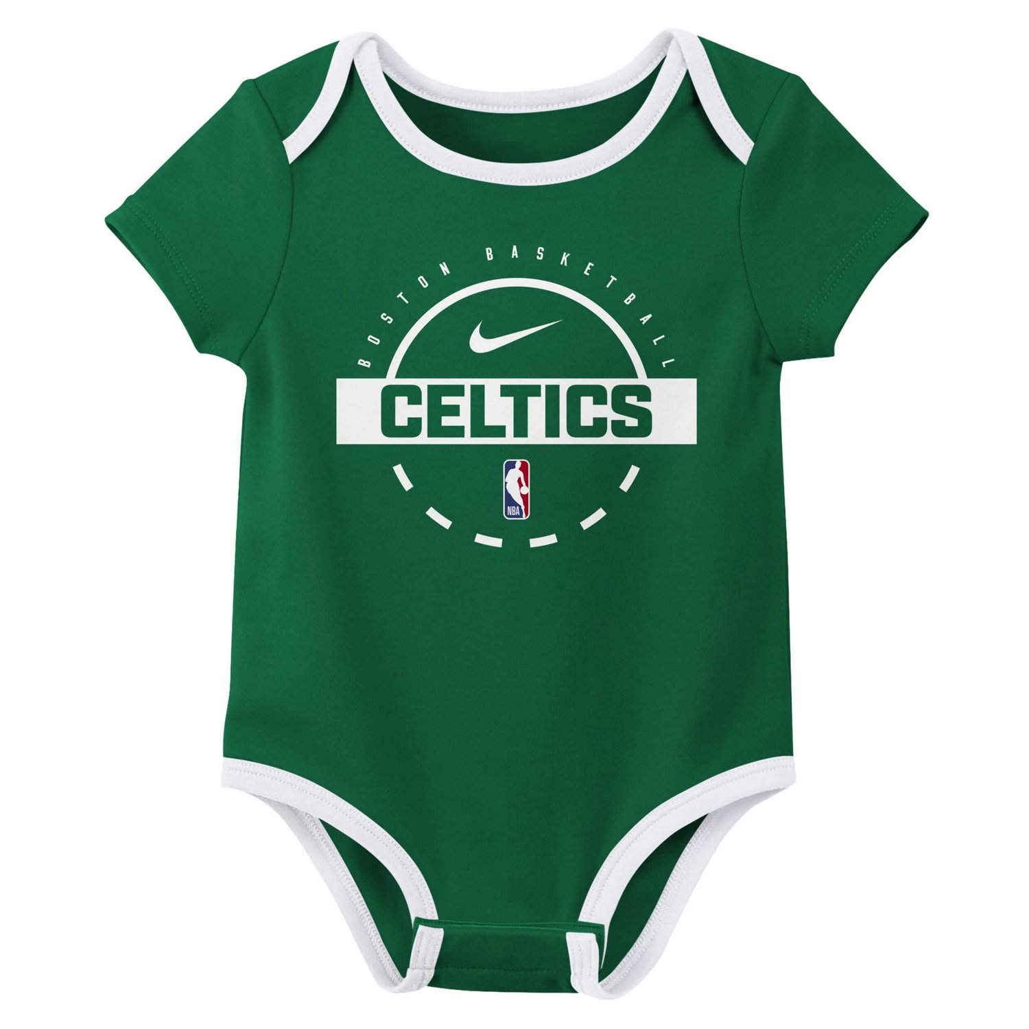  Newborn Nike Boston Celtics Two-Piece Bodysuit Set - view number 2