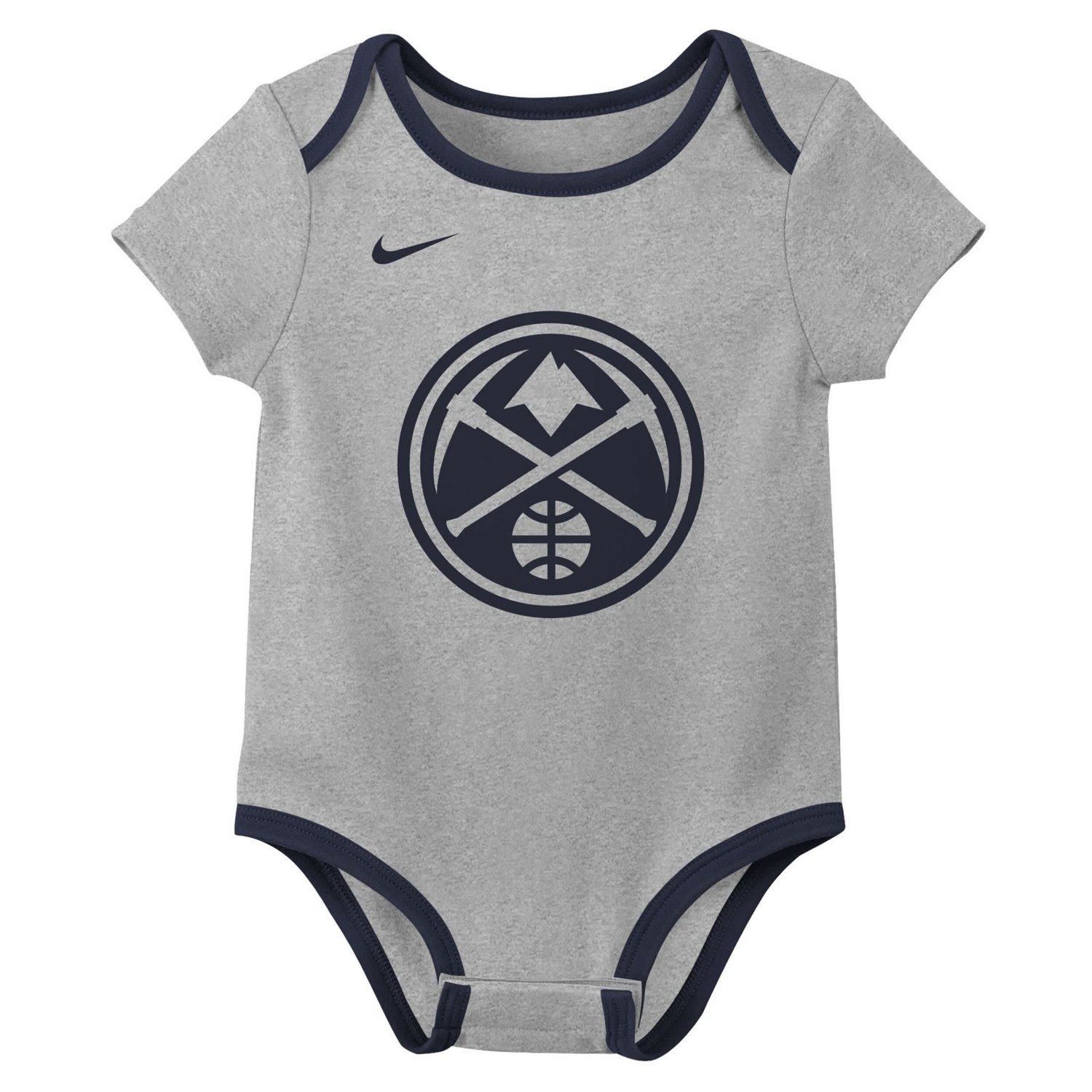  Newborn Nike Denver Nuggets Two-Piece Bodysuit Set - view number 3