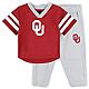 /Gray Oklahoma Sooners Zone Jersey  Pants Set                                                                                    - view number 1 selected