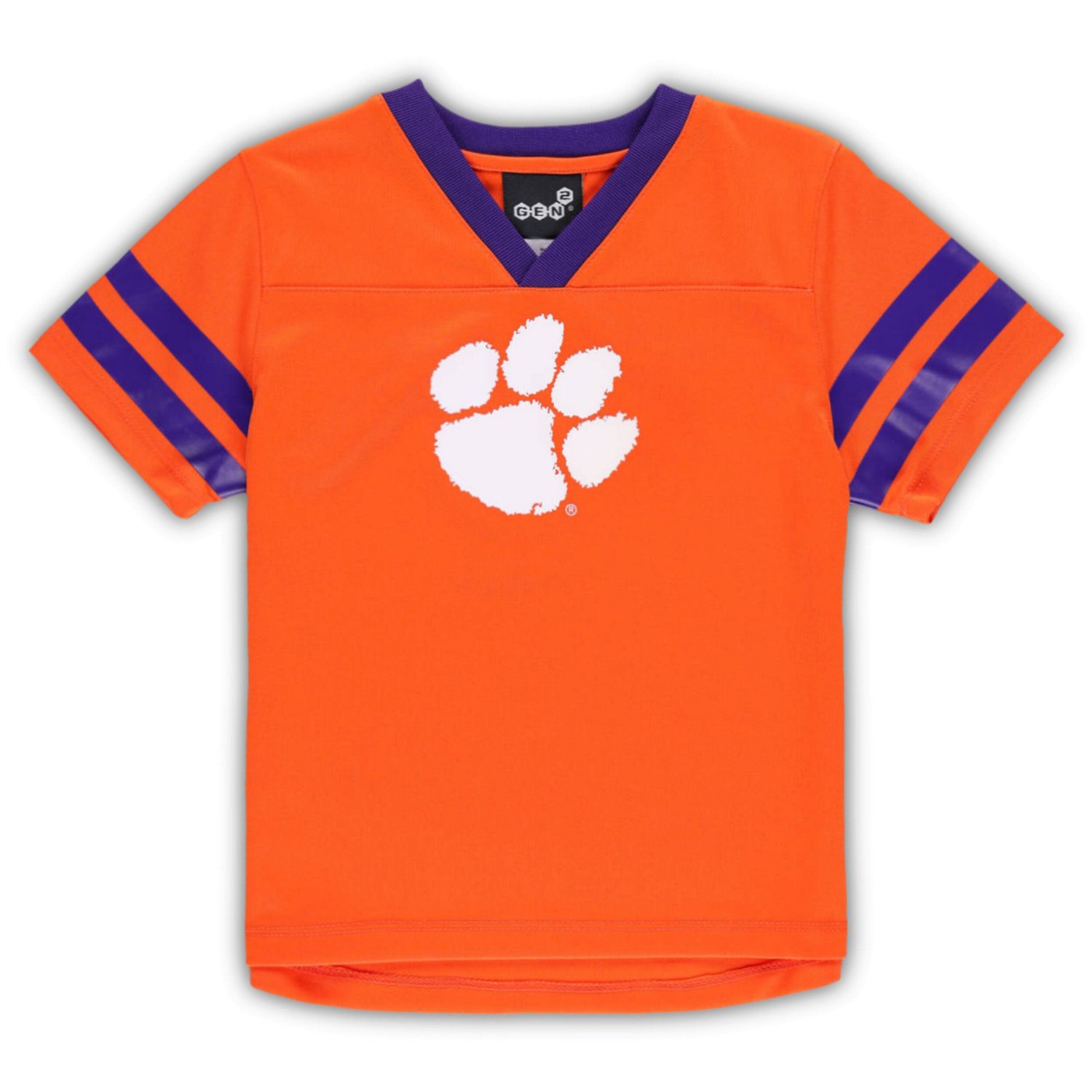 /Purple Clemson Tigers Red Zone Jersey  Pants Set - view number 2