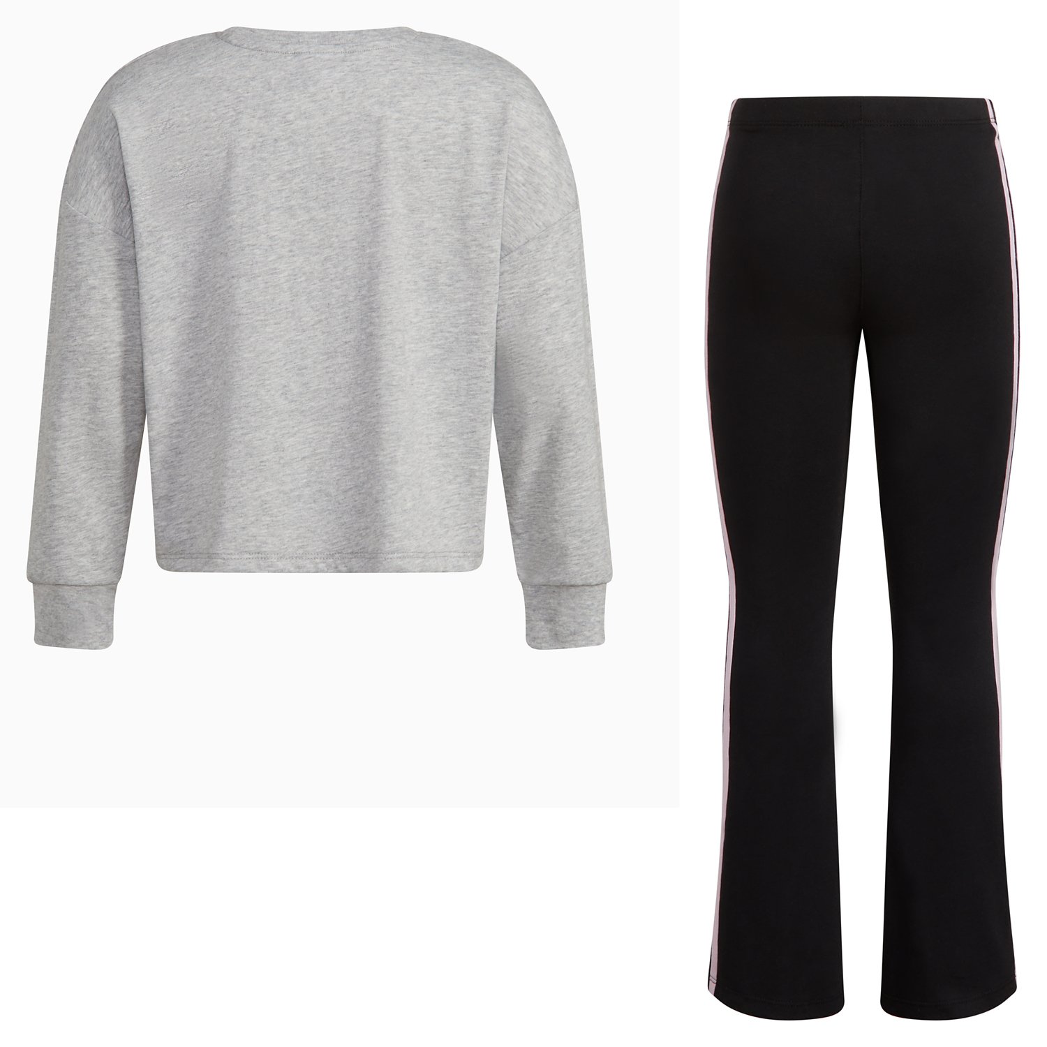 adidas 2-Piece Long Sleeve Graphic T-shirt and Flare Pant Set - view number 6