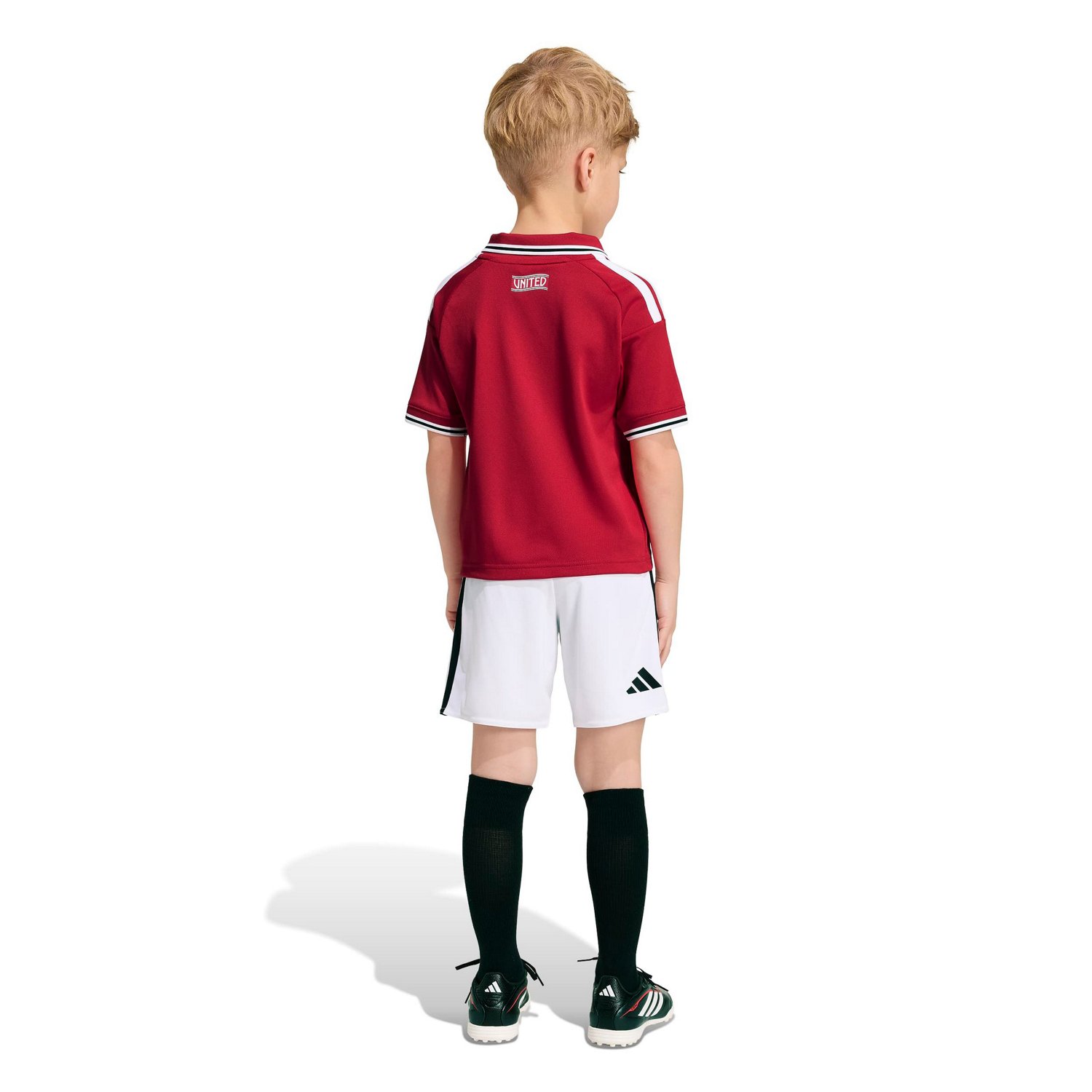 Manchester United セットアップ 12-13歳用 adidas Manchester United Replica Kit Set | Academy