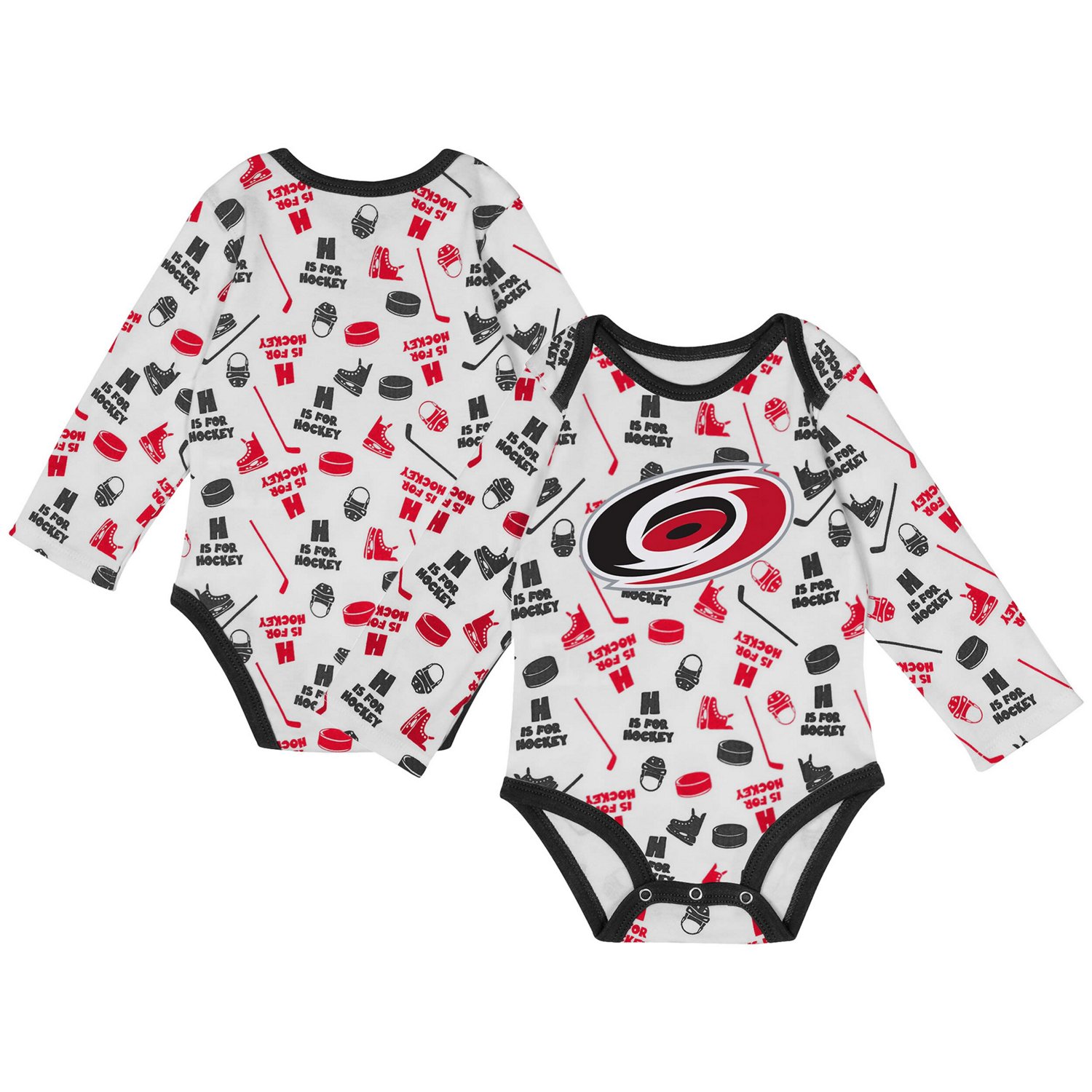 Carolina Hurricanes Quick Learner Long Sleeve Bodysuit