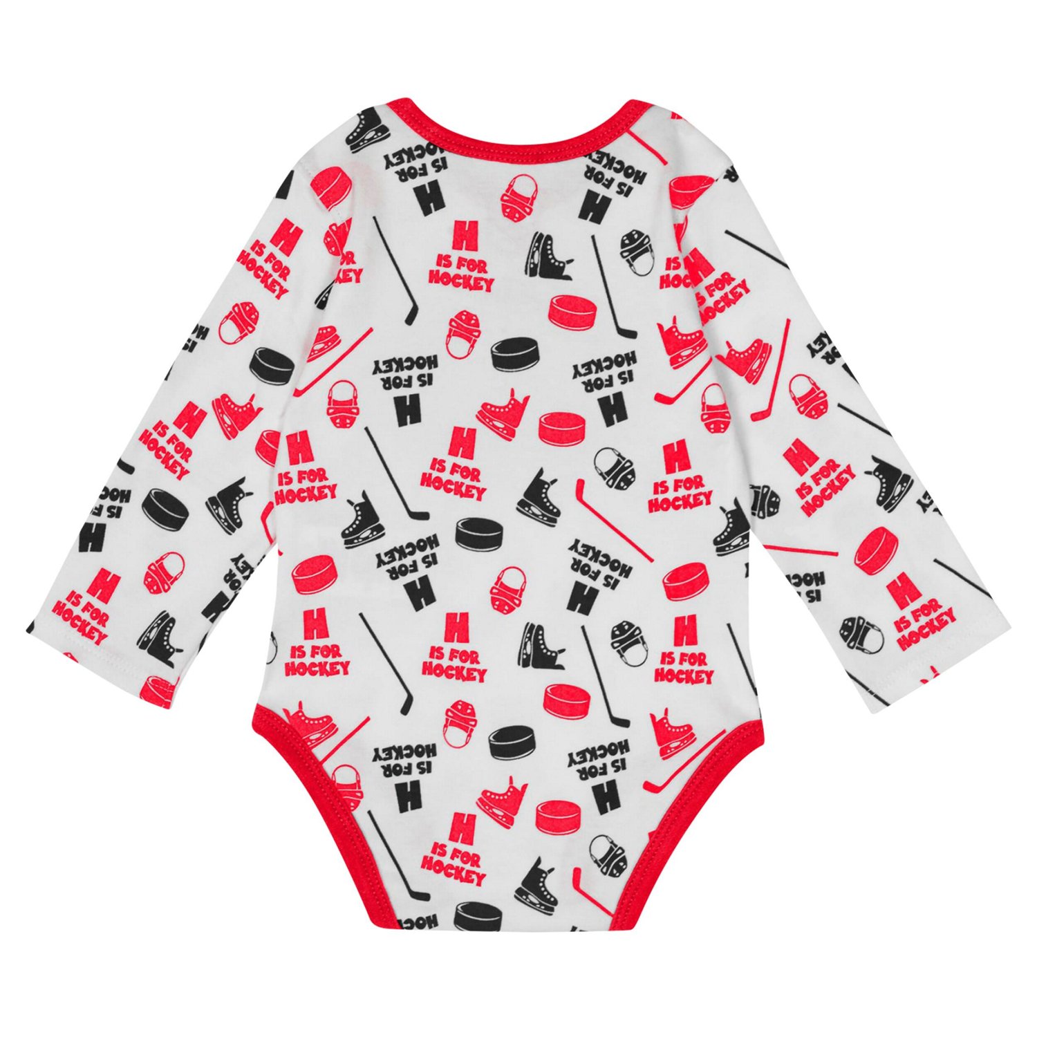 Chicago Blackhawks Quick Learner Long Sleeve Bodysuit - view number 3