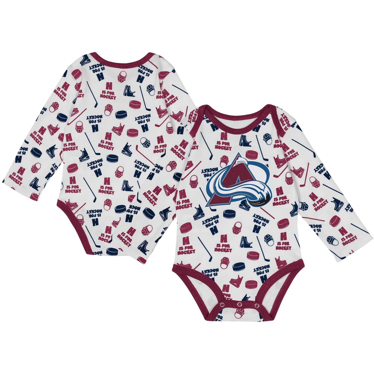 Colorado Avalanche Quick Learner Long Sleeve Bodysuit