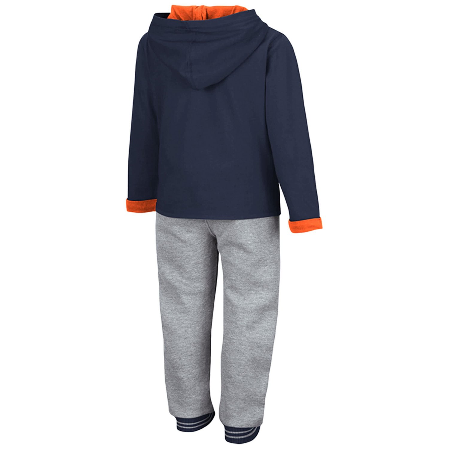Colosseum /Heather Gray Auburn Tigers Poppies Hoodie  Sweatpants Set                                                             - view number 2