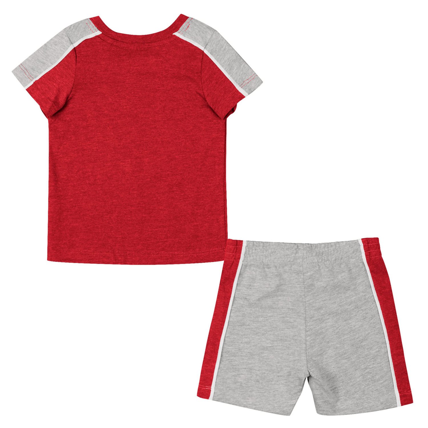 Colosseum Heather Gray Ohio State Buckeyes Norman T-Shirt  Shorts Set - view number 2