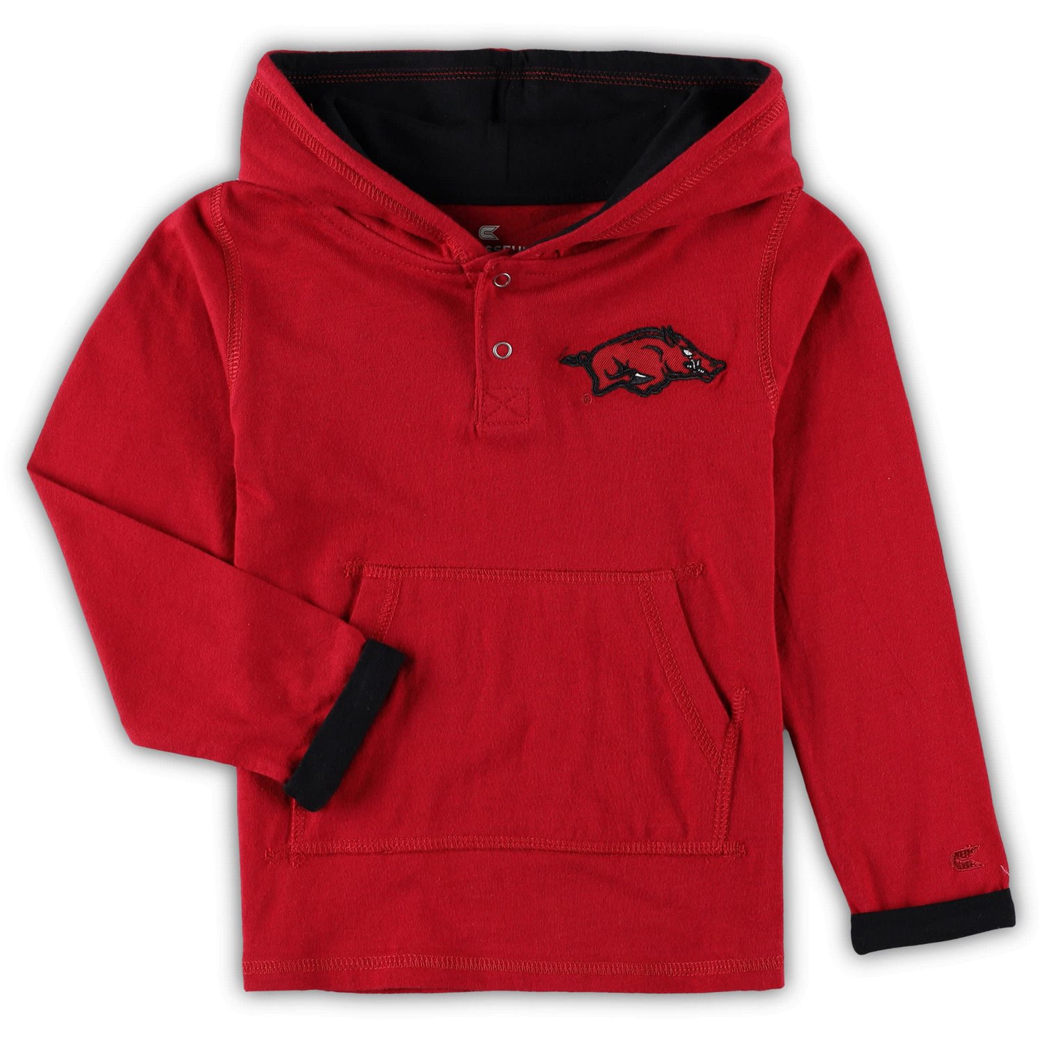 Colosseum Heathered Gray Arkansas Razorbacks Poppies Pullover Hoodie and Sweatpants Set
