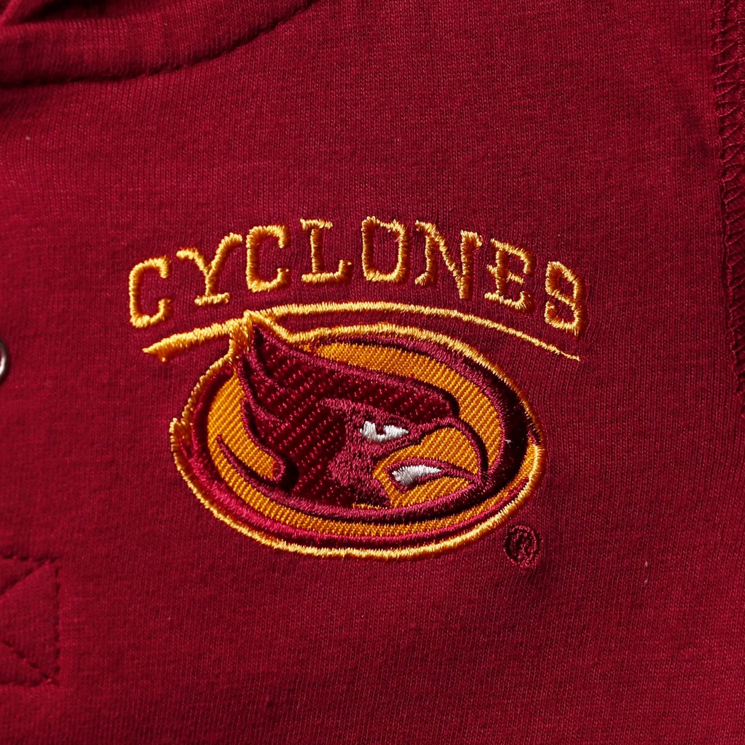 Colosseum Heathered Gray Iowa State Cyclones Poppies Hoodie and Sweatpants Set                                                   - view number 2