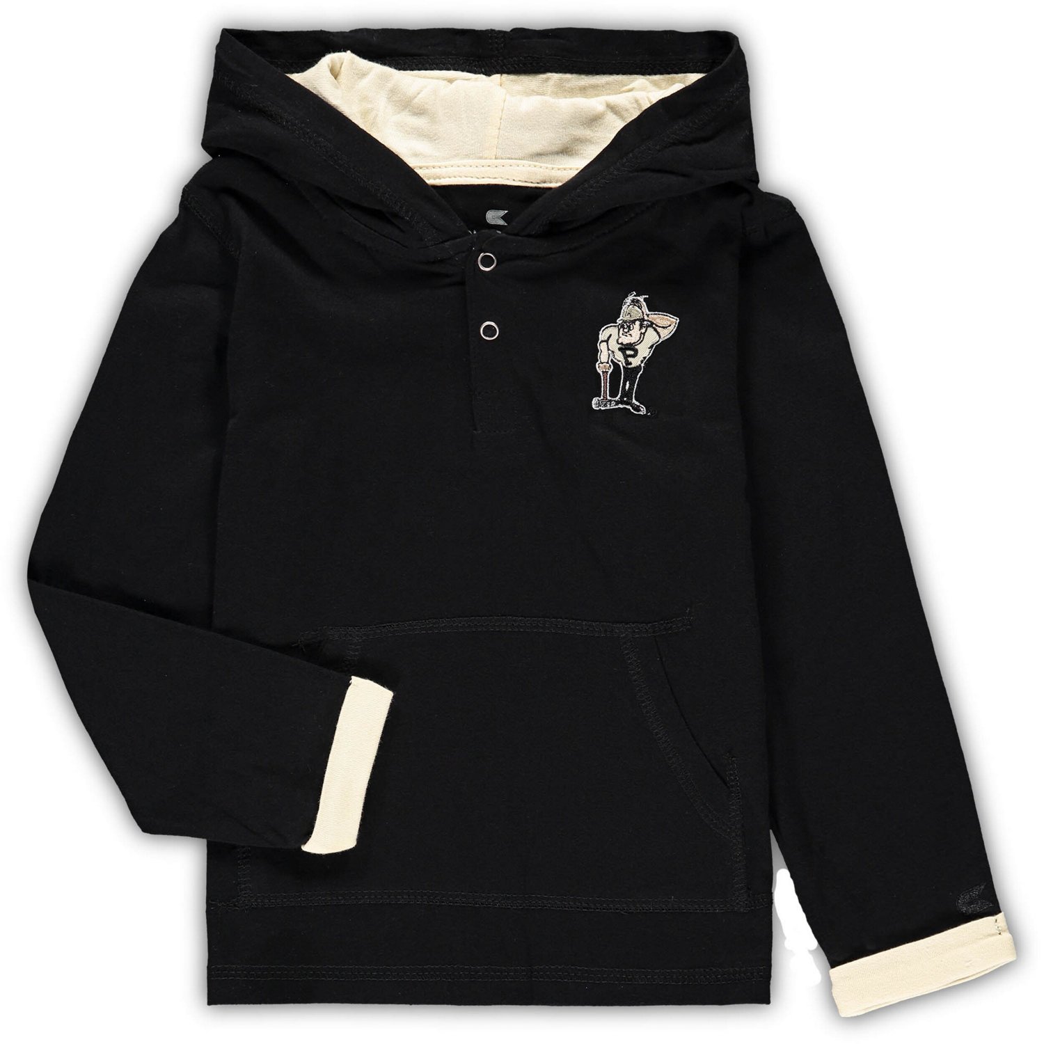 Colosseum Heathered Gray Purdue Boilermakers Poppies Hoodie and Sweatpants Set                                                   - view number 3