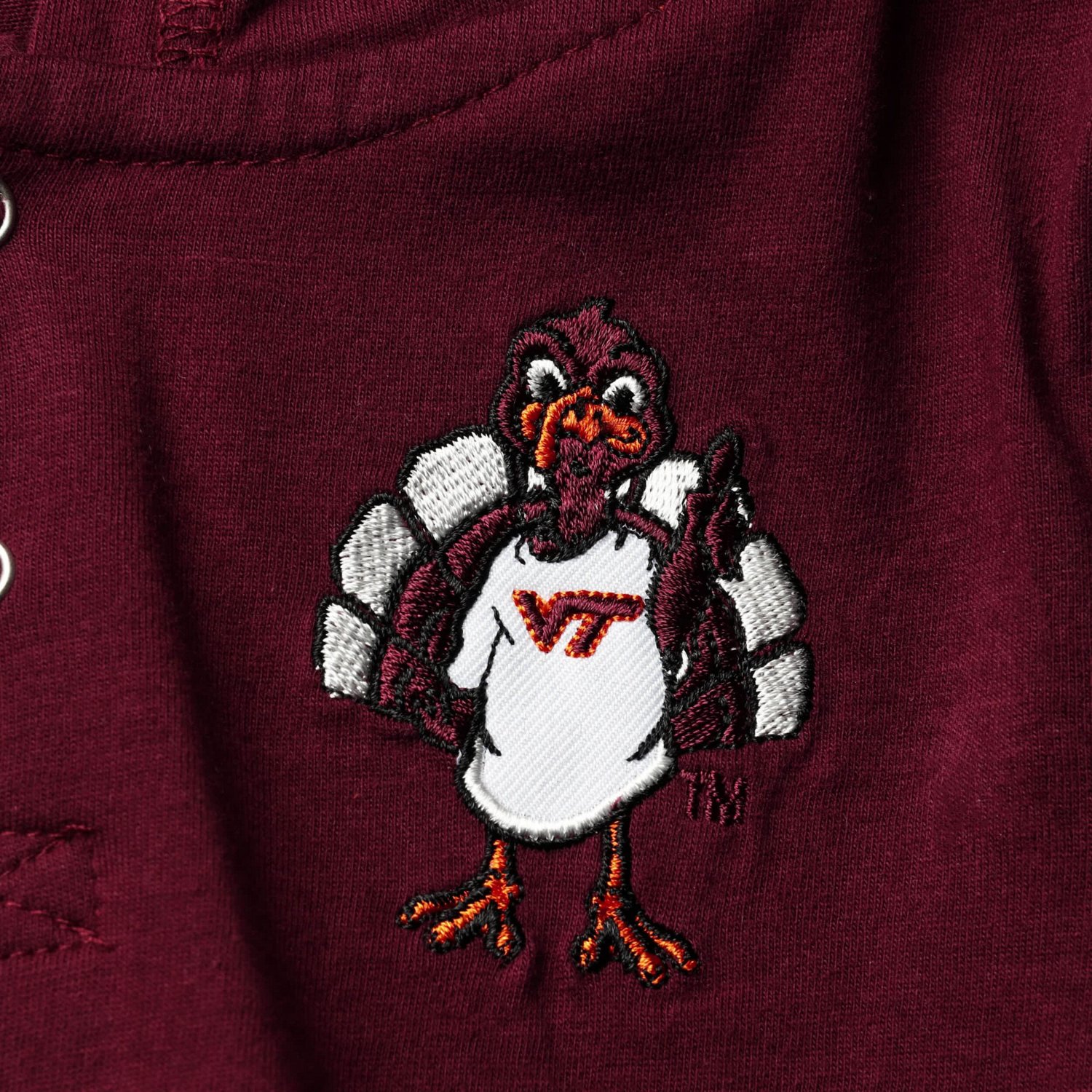 Colosseum Heathered Gray Virginia Tech Hokies Poppies Hoodie and Sweatpants Set - view number 2