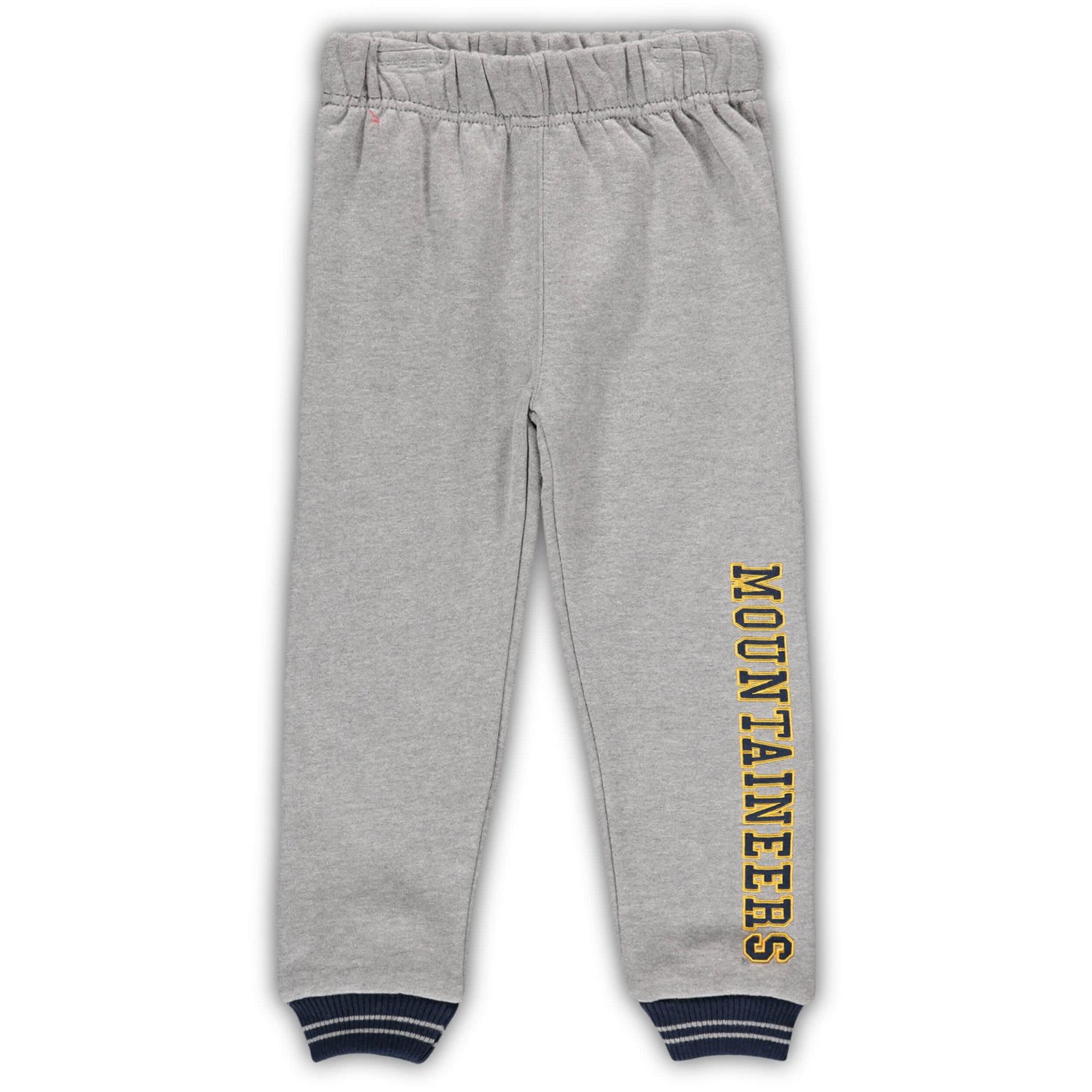 Colosseum Heathered Gray West Virginia Mountaineers Poppies Hoodie and Sweatpants Set                                            - view number 4