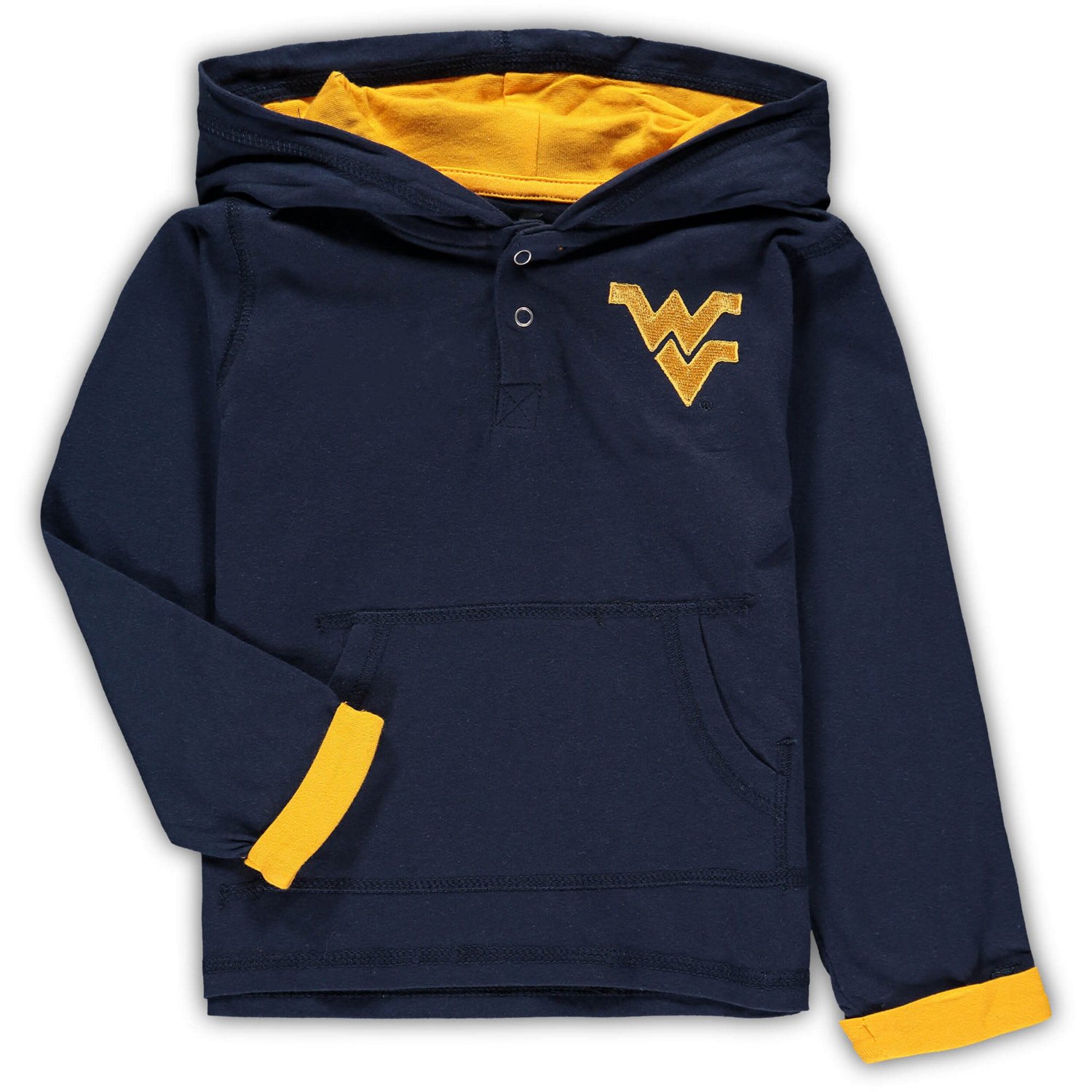 Colosseum Heathered Gray West Virginia Mountaineers Poppies Hoodie and Sweatpants Set                                            - view number 3