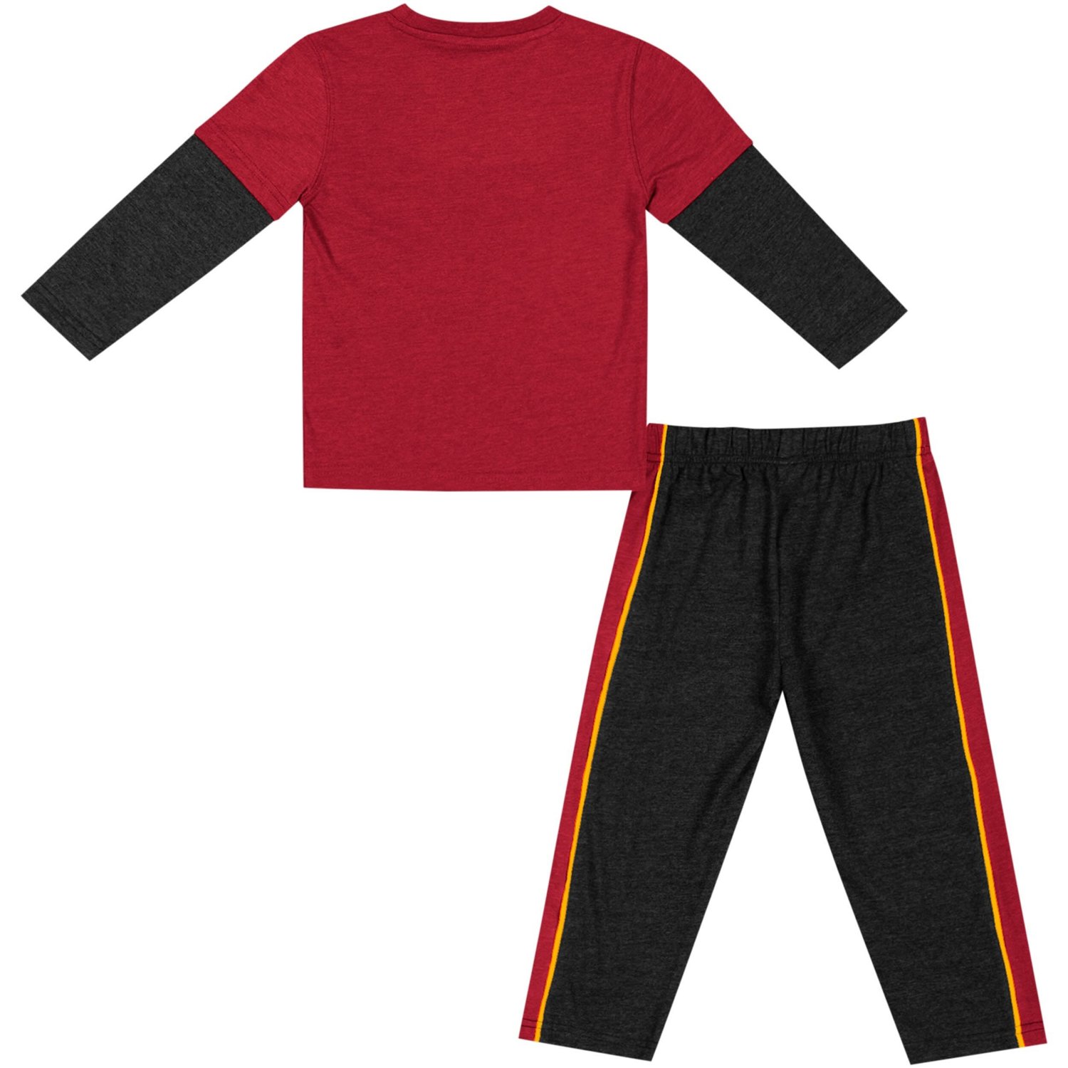 Colosseum Iowa State Cyclones Long Sleeve T-Shirt  Pants Set - view number 2