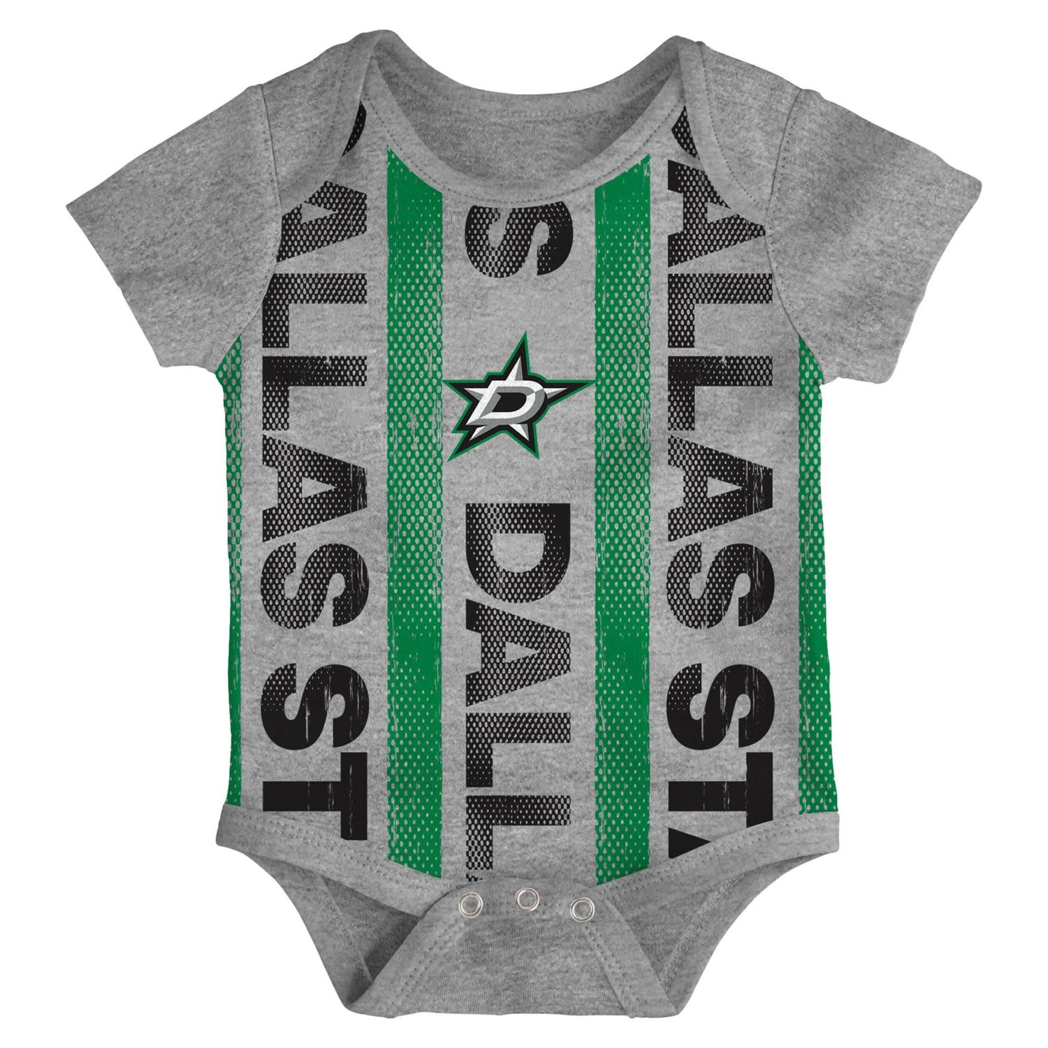Dallas Stars Loyal Buddies Three-Pack Bodysuit Set                                                                               - view number 4