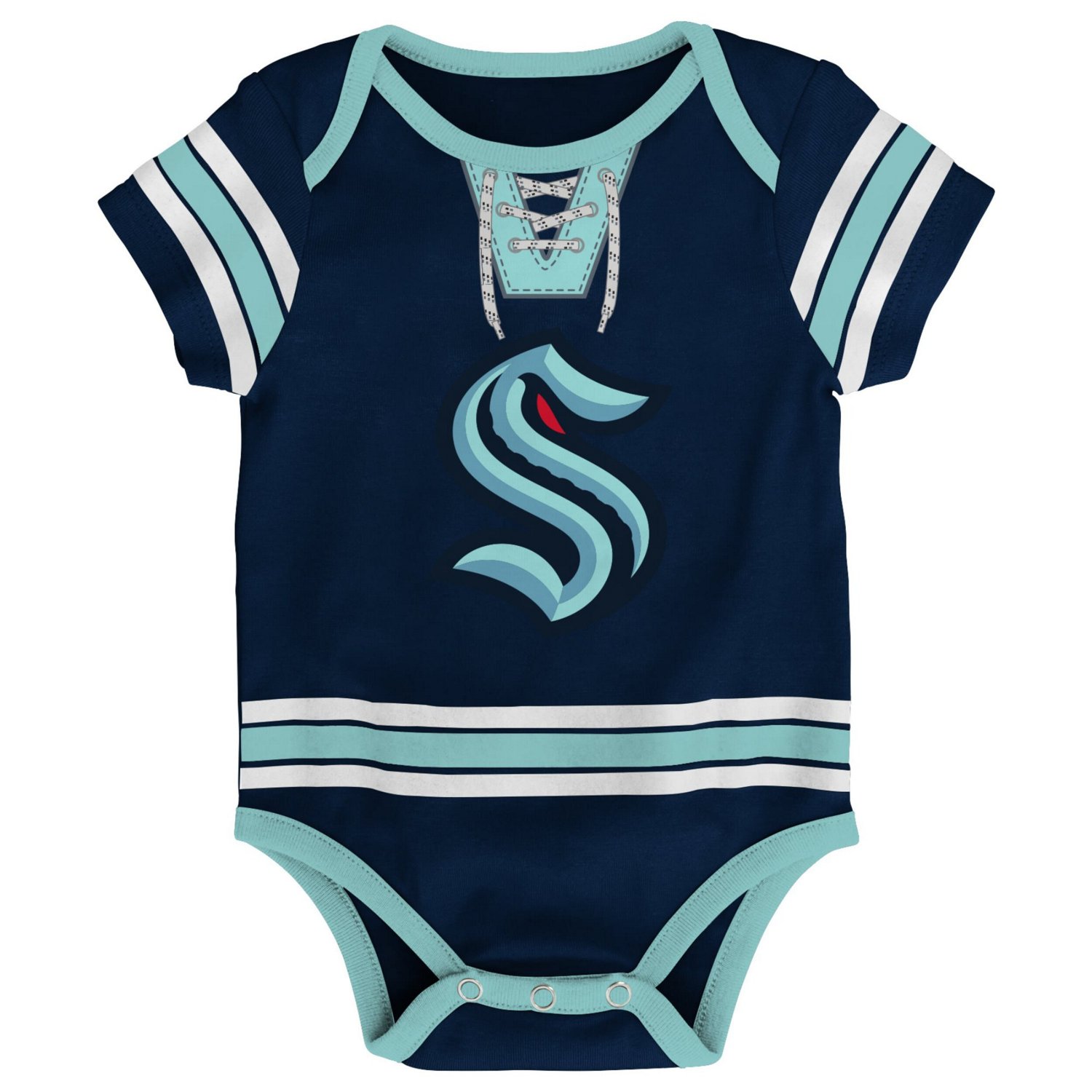 Deep Sea Seattle Kraken Hockey Jersey Bodysuit                                                                                   - view number 2