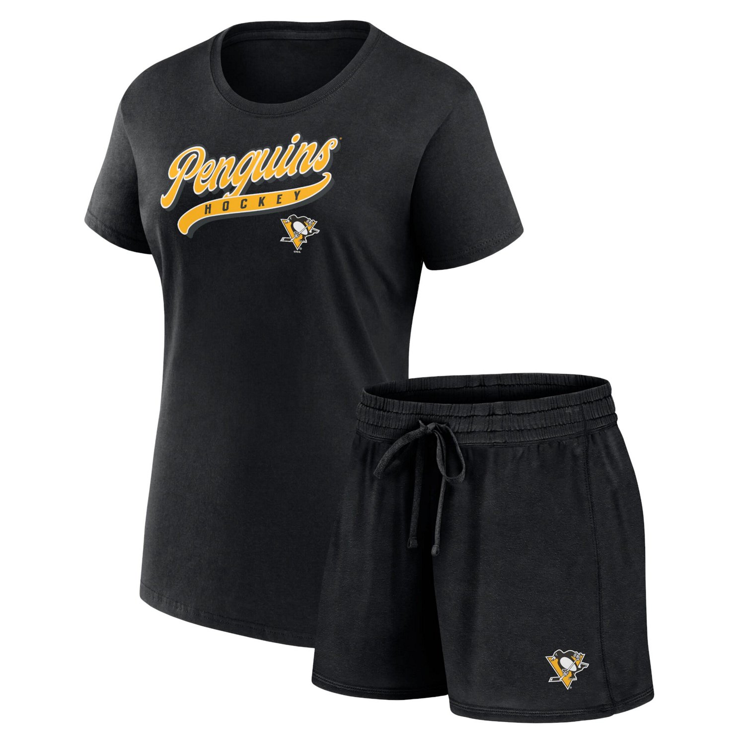 Fanatics Pittsburgh Penguins Start to Finish T-Shirt  Shorts Combo Pack