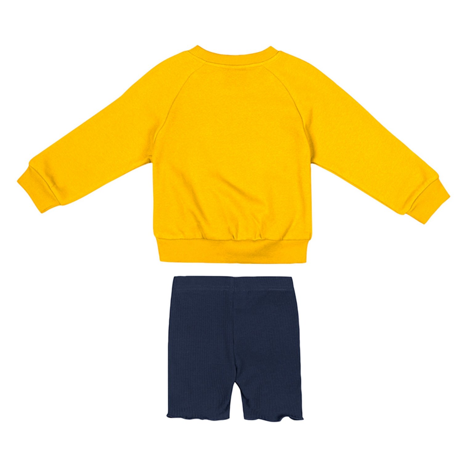 Girls Colosseum / Michigan Wolverines Beta Fleece Sweatshirt and Shorts Set                                                      - view number 2