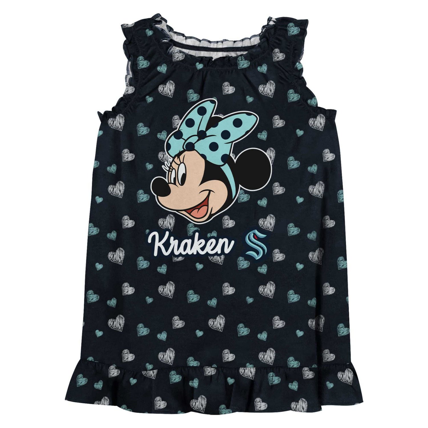 Girls Deep Sea Seattle Kraken 2-Piece Minnie Mouses Bow Tank Top  Bloomers Set                                                   - view number 2
