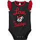 Girls Newborn  /Black Georgia Bulldogs Spread the Love 2-Pack Bodysuit Set                                                       - view number 2