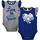 Girls Newborn  /Heather Gray Kentucky Wildcats Spread the Love 2-Pack Bodysuit Set                                               - view number 1 selected