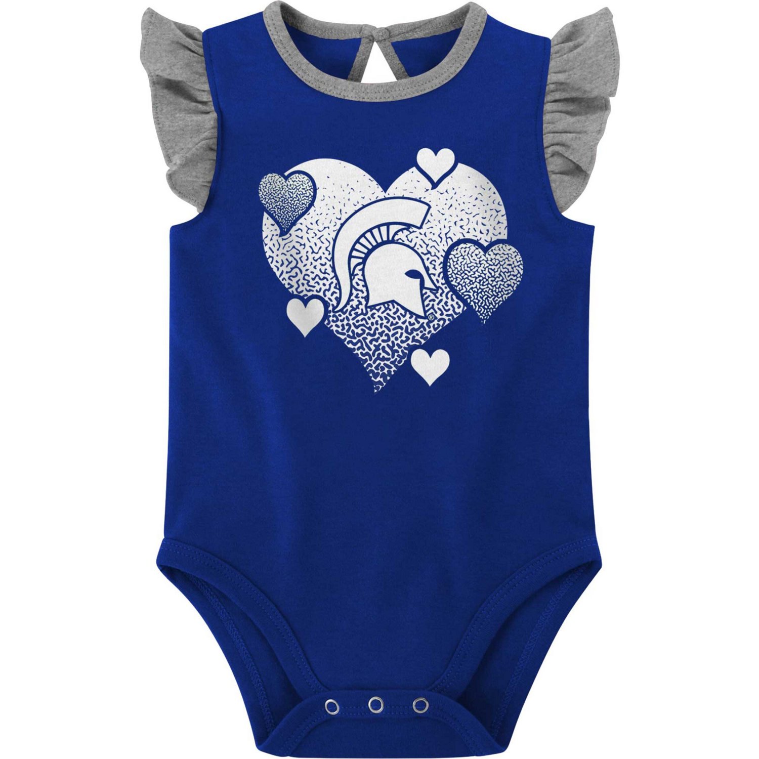 Girls Newborn  /Heather Gray Kentucky Wildcats Spread the Love 2-Pack Bodysuit Set - view number 4