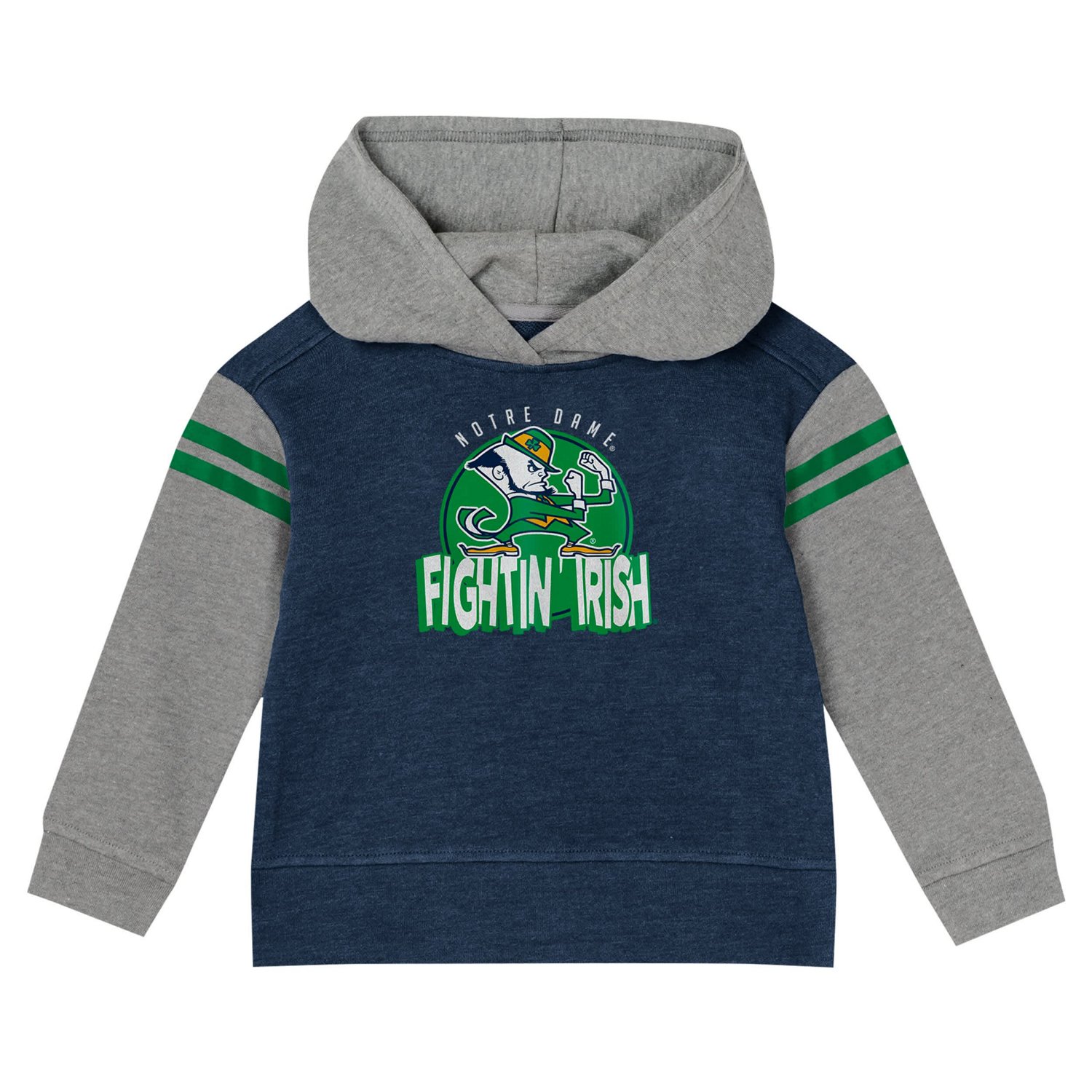 Girls Notre Dame Fighting Irish Clubhouse Pullover Hoodie  Legging Set - view number 2