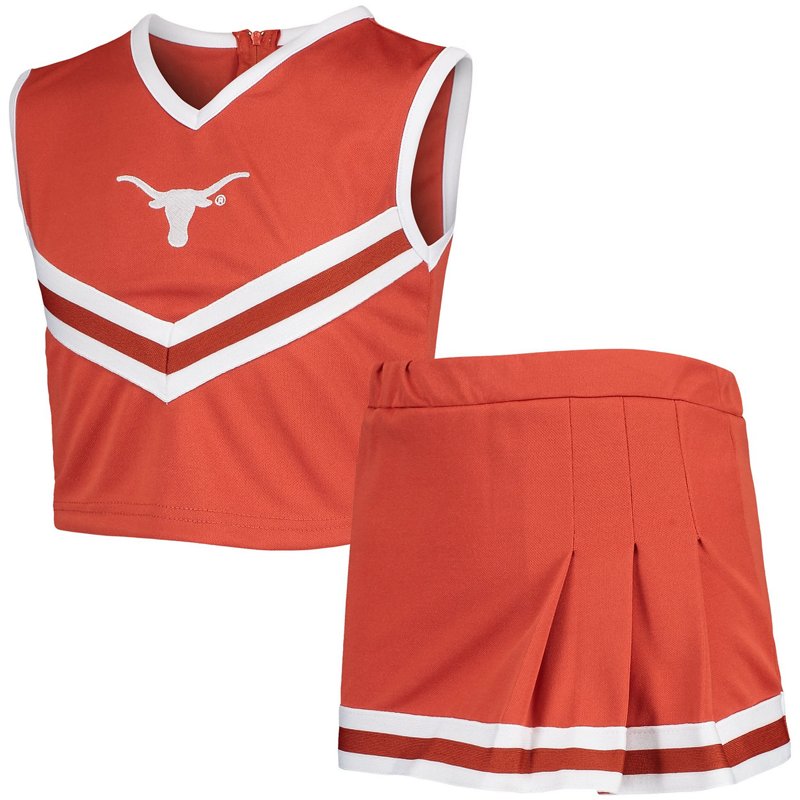 Girls Youth Texas Texas Longhorns Two-Piece Cheer Set-image