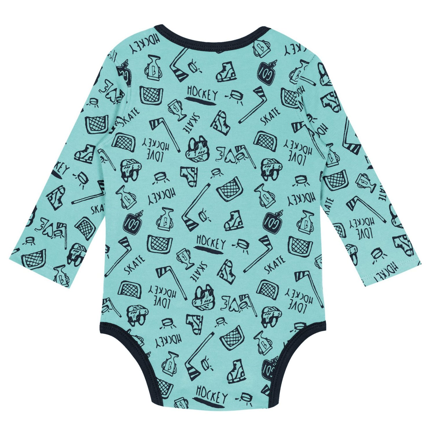 Light Seattle Kraken Dynamic Defender Long Sleeve Bodysuit