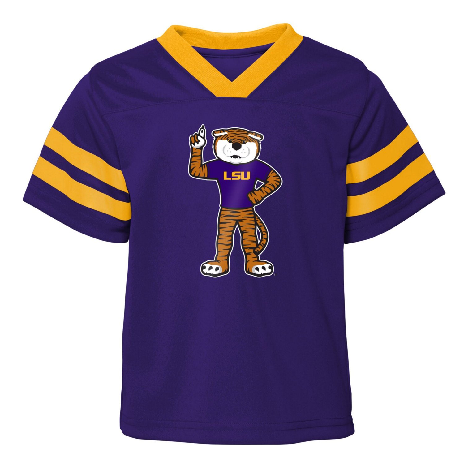 LSU Tigers Two-Piece Red Zone Jersey  Pants Set - view number 2