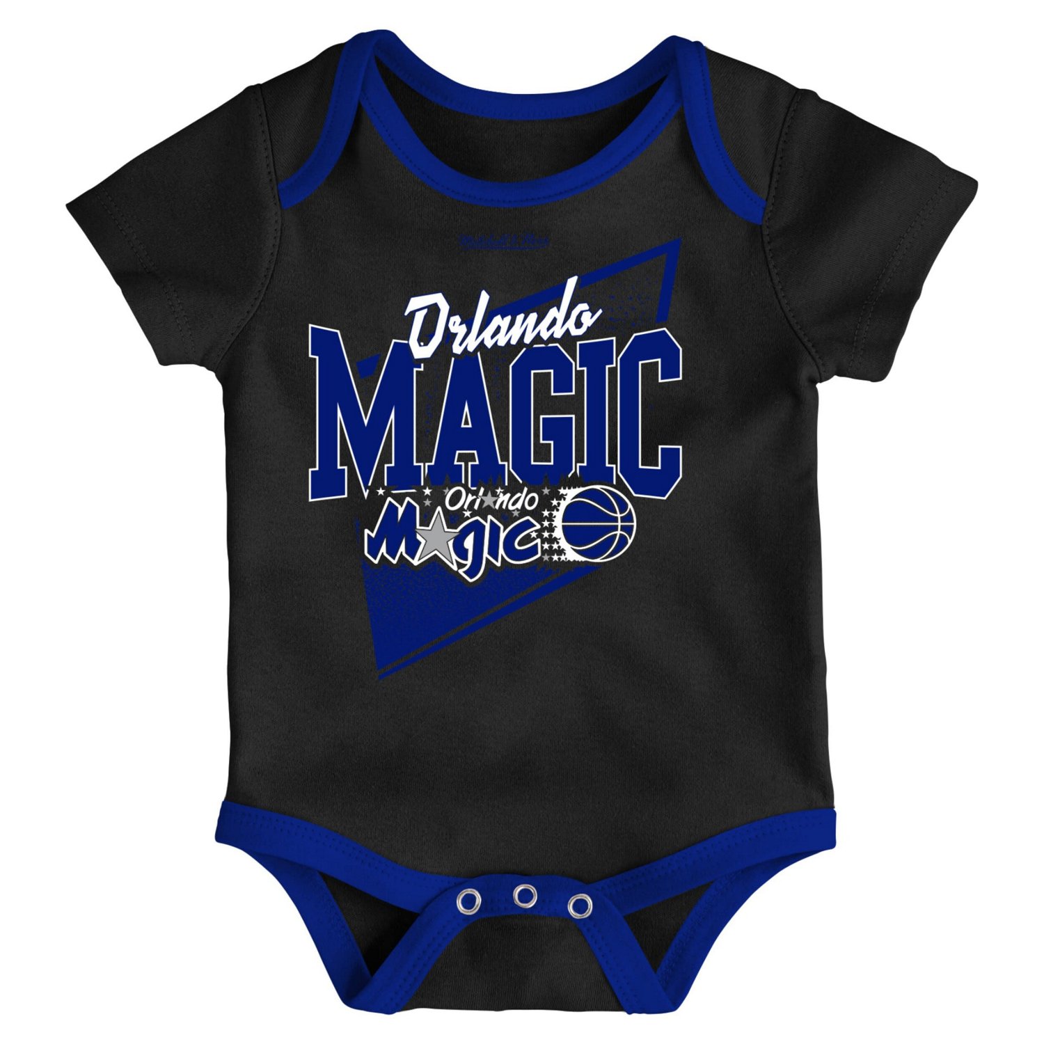 Mitchell  Ness Blue Orlando Magic Hardwood Classics Bodysuits Cuffed Knit Hat Set