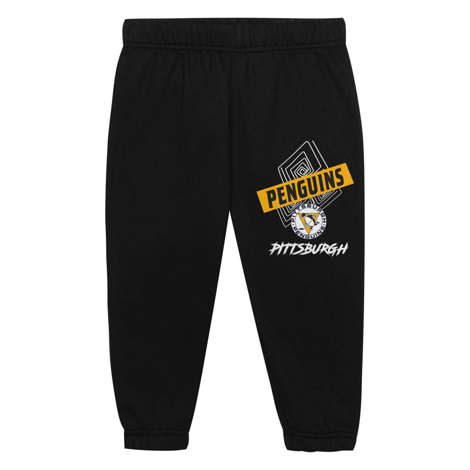 Mitchell  Ness Pittsburgh Penguins Two-Piece Oversized Block Buster Fleece Sweatshirt  Pants SetSet                              - view number 4