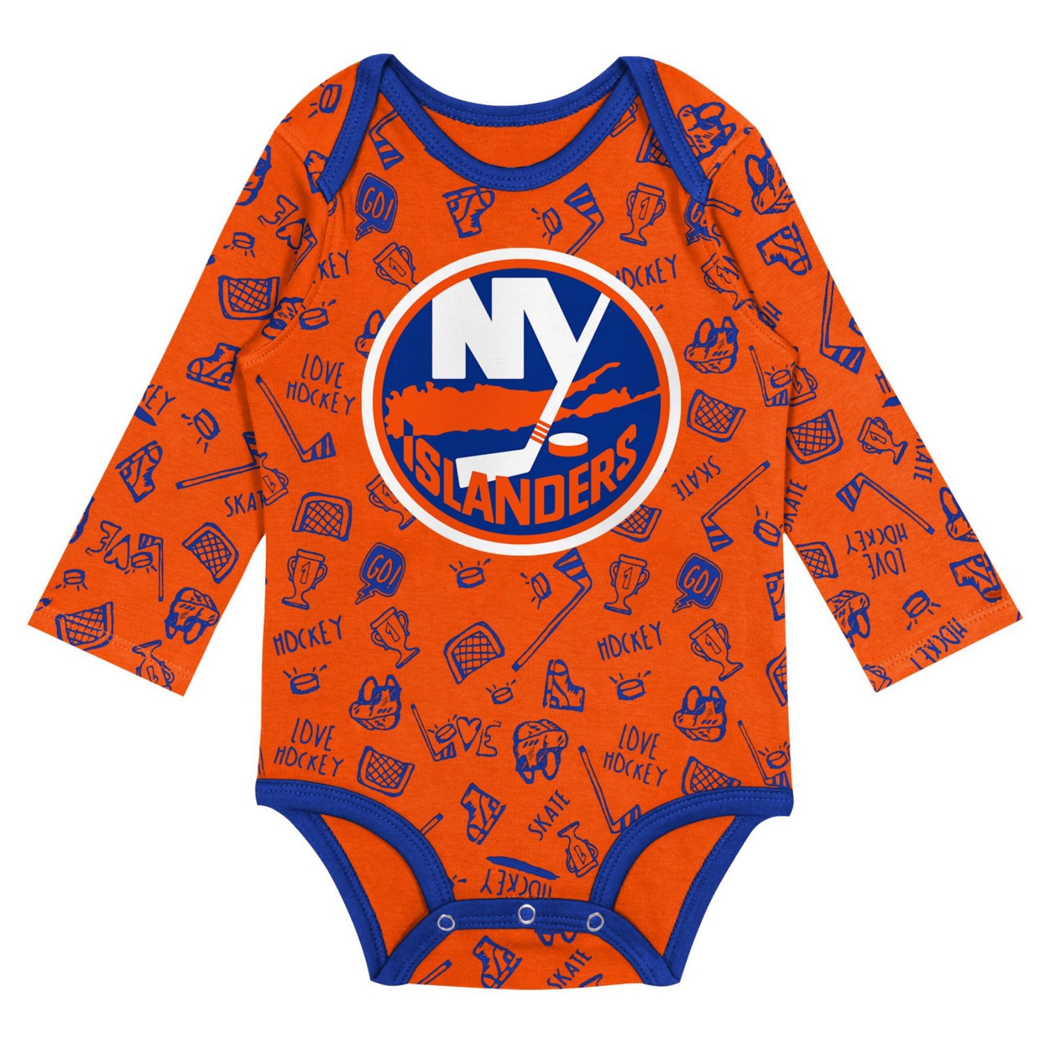 New York Islanders Dynamic Defender Long Sleeve Bodysuit                                                                         - view number 2