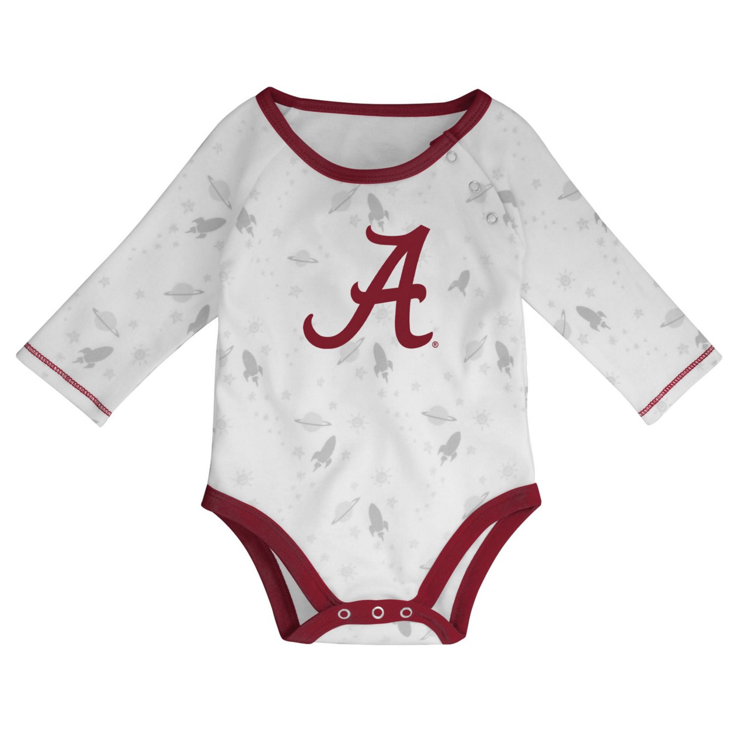 Newborn & Infant Red Atlanta Braves Running Home Bodysuit