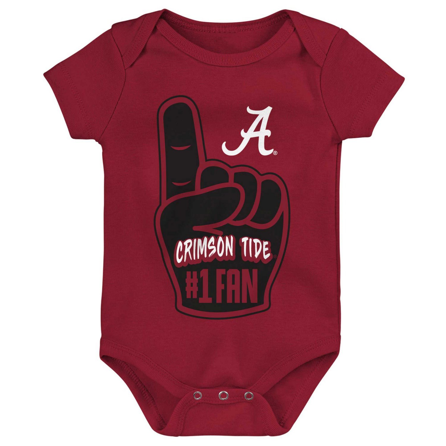 Newborn  Alabama Tide 1 Fan Foam Finger Bodysuit                                                                                 - view number 1