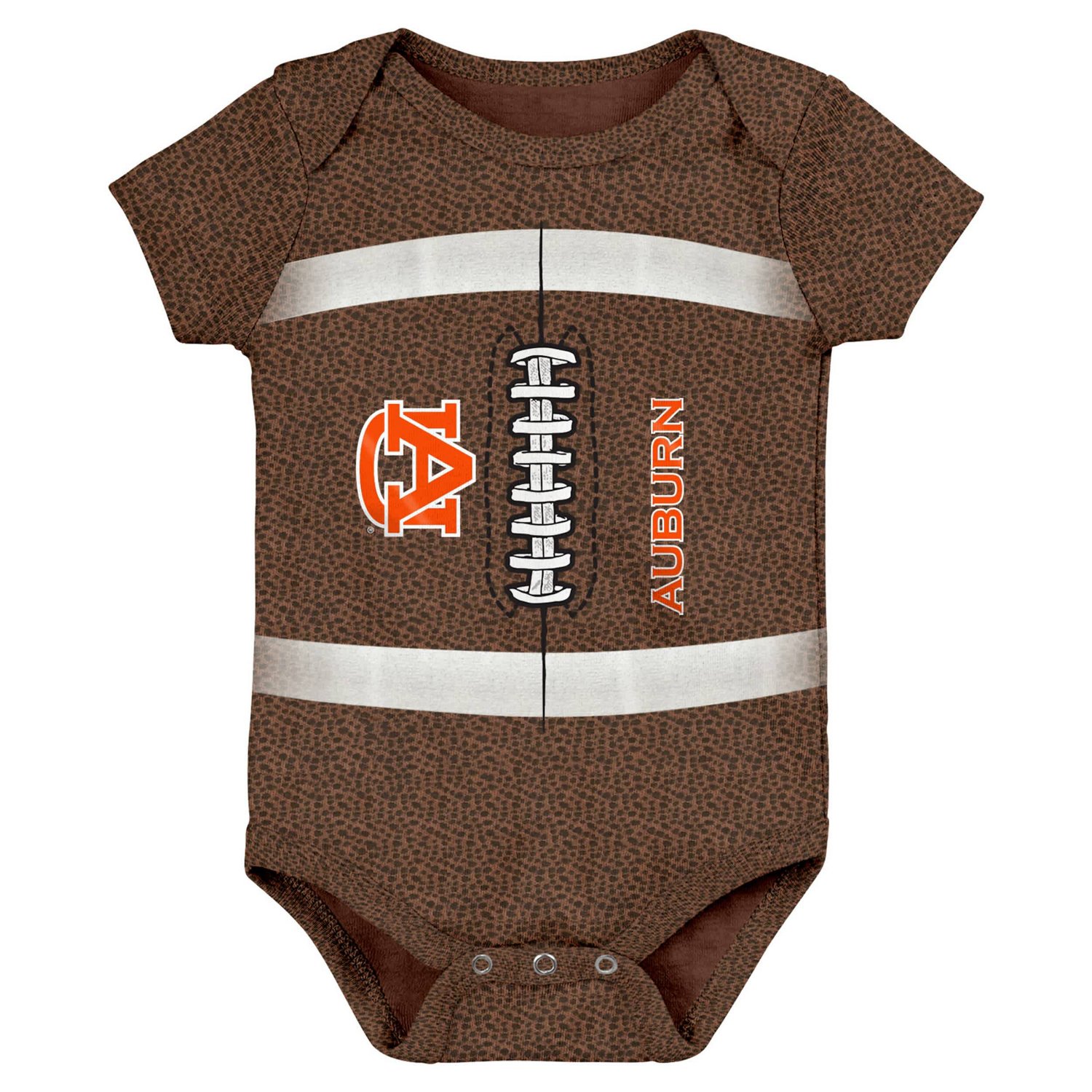 Newborn  Auburn Tigers Catch Me Football Bodysuit                                                                                - view number 1