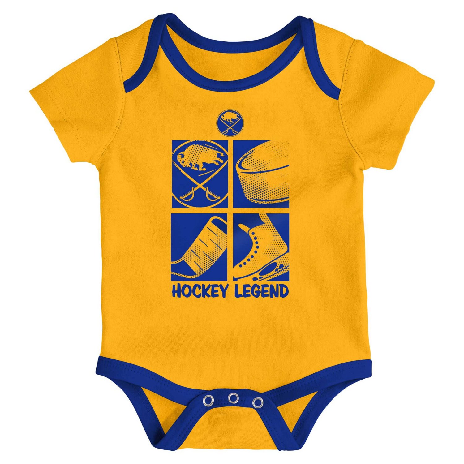 Newborn  Buffalo Sabres Legend Three-Piece Bodysuit Set