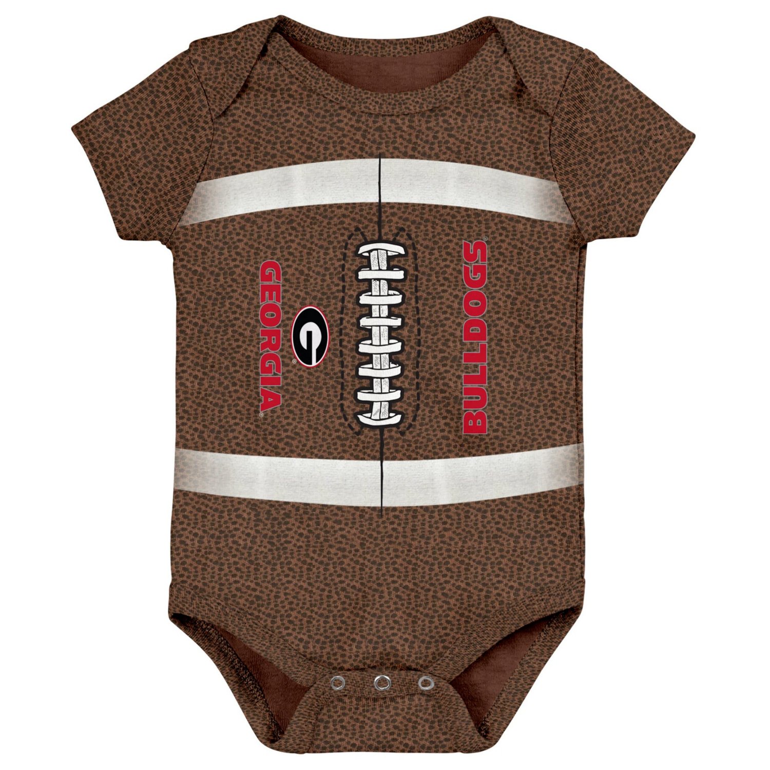 Newborn  Georgia Bulldogs Catch Me Football Bodysuit - view number 1