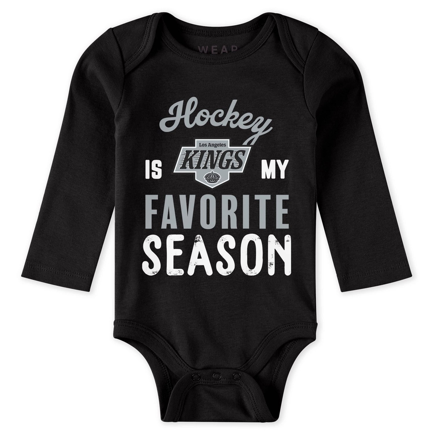 Newborn  Infant WEAR by Erin Andrews Los Angeles Kings Turn Me Around Bodysuits  Pants 3-Piece Set                               - view number 2